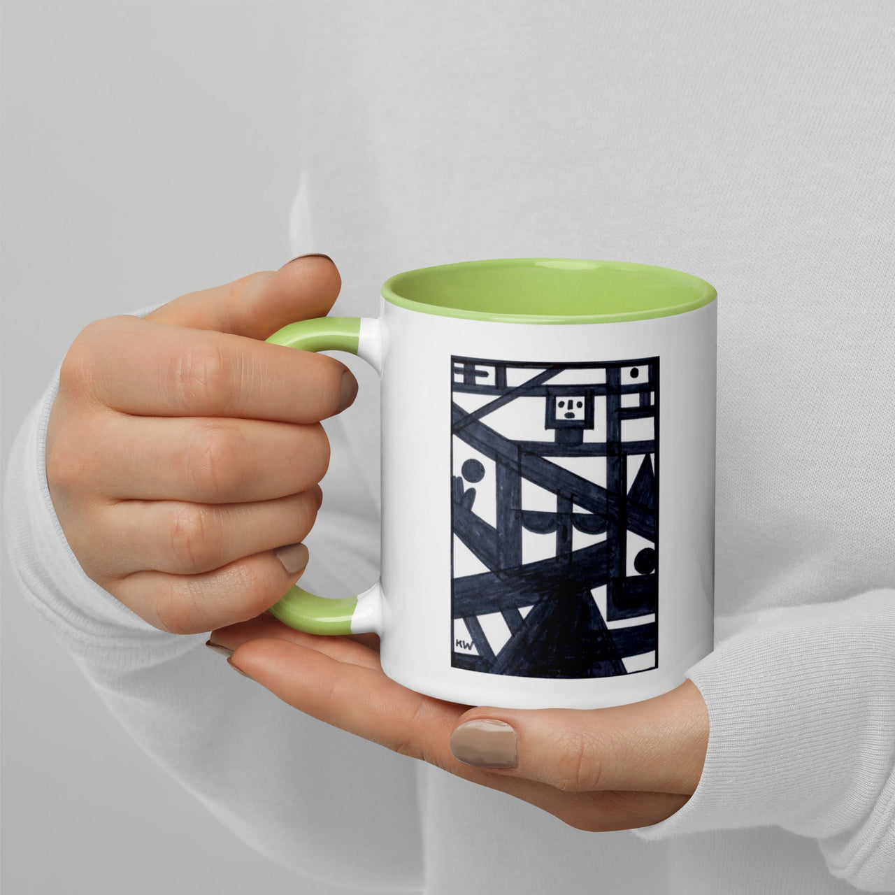 KW Gallery: Color Burst Mug 35 ☕🌈 - Winter Sunshine Marketplace