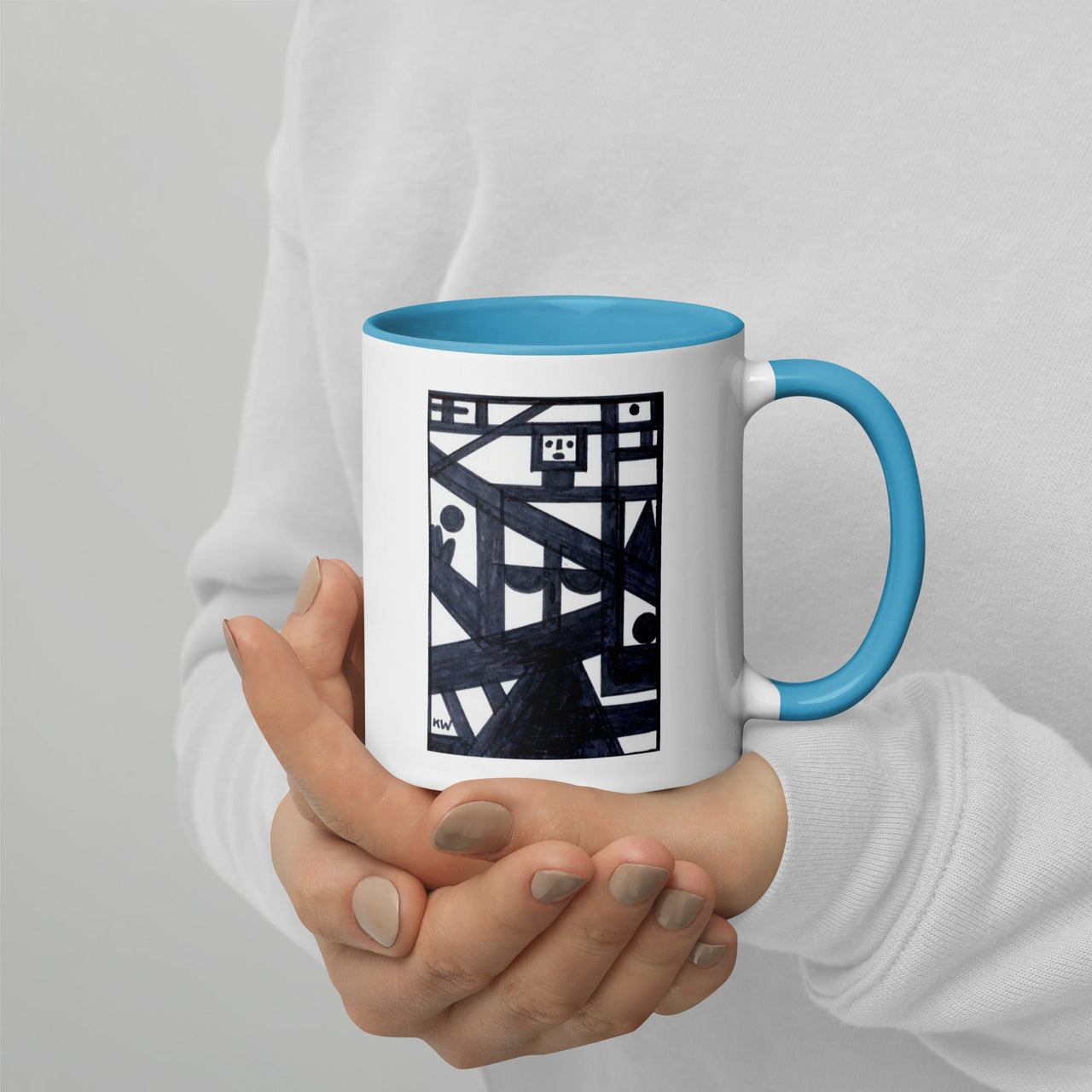 KW Gallery: Color Burst Mug 35 ☕🌈 - Winter Sunshine Marketplace