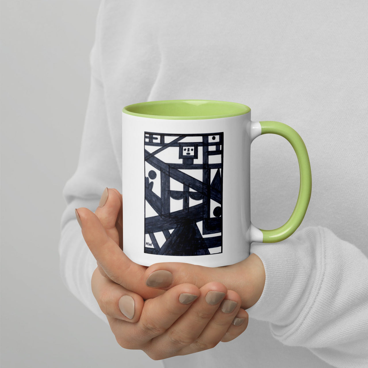 KW Gallery: Color Burst Mug 35 ☕🌈 - Winter Sunshine Marketplace