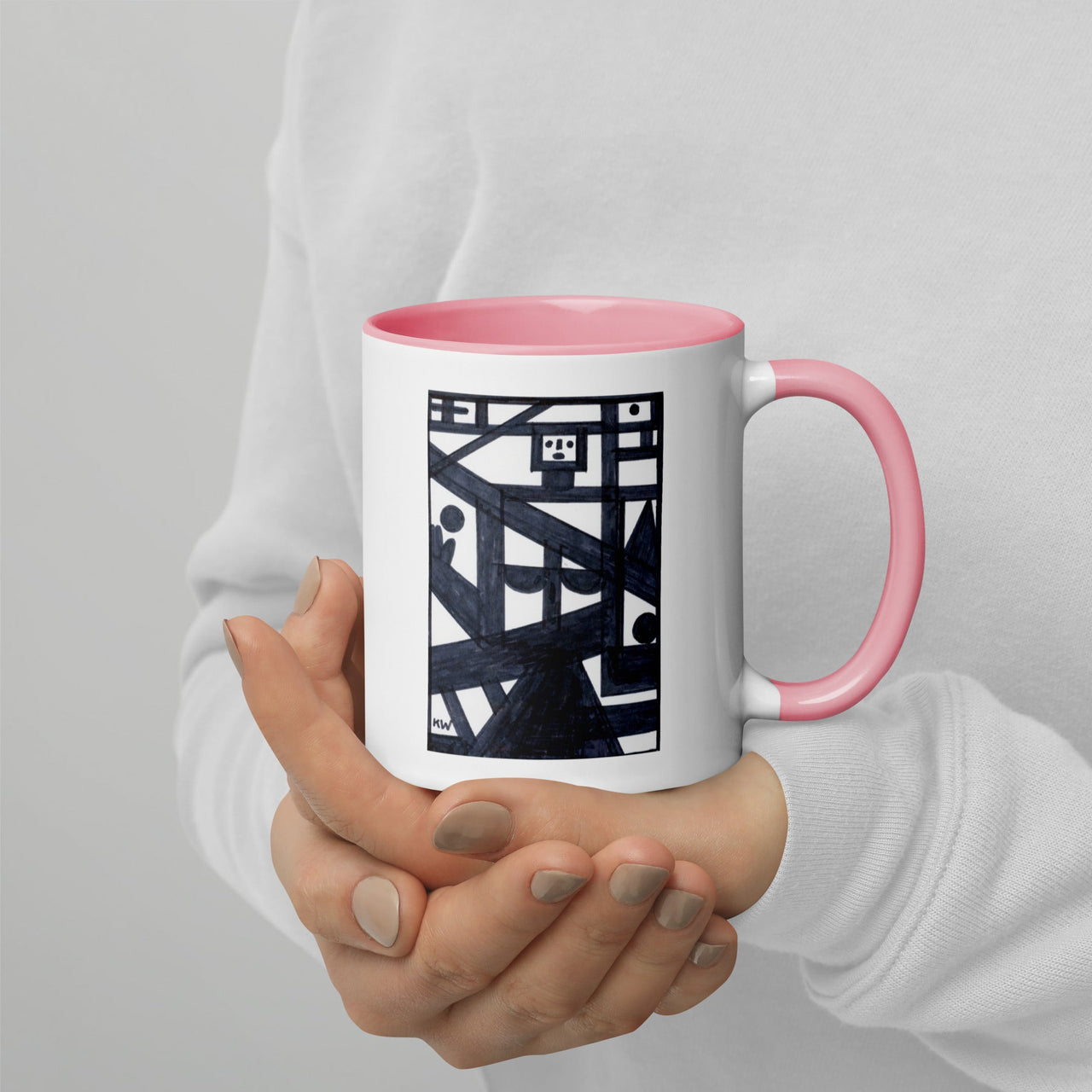 KW Gallery: Color Burst Mug 35 ☕🌈 - Winter Sunshine Marketplace