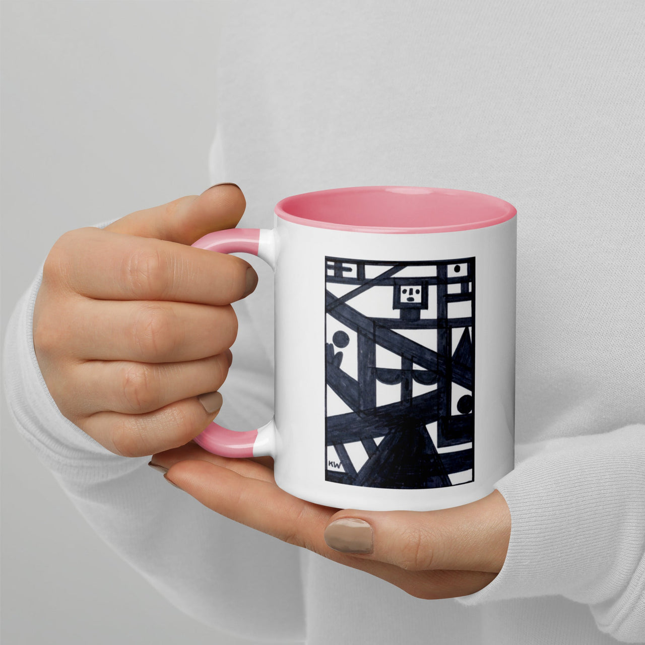 KW Gallery: Color Burst Mug 35 ☕🌈 - Winter Sunshine Marketplace