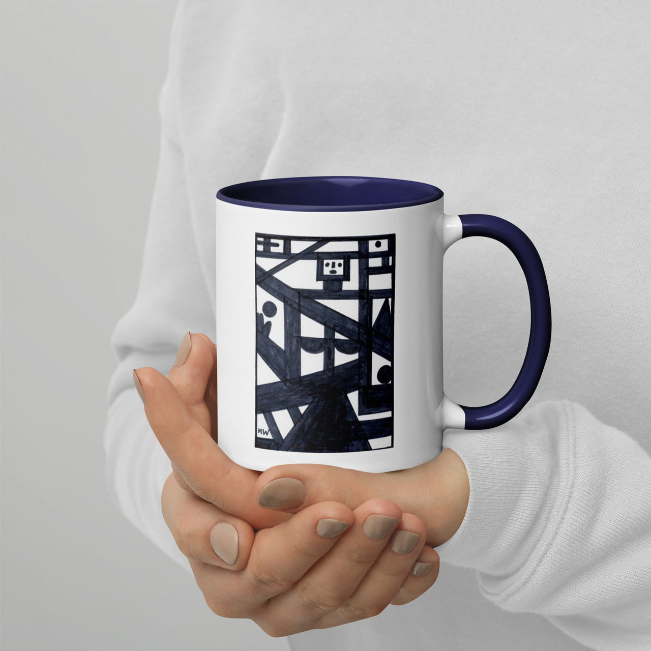 KW Gallery: Color Burst Mug 35 ☕🌈 - Winter Sunshine Marketplace