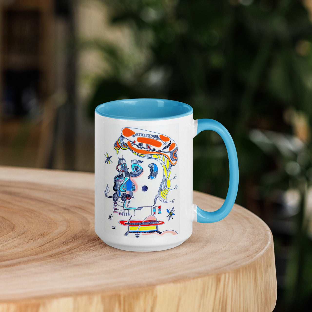 KW Gallery: Color Burst Mug 36 ☕🌈 - Winter Sunshine Marketplace