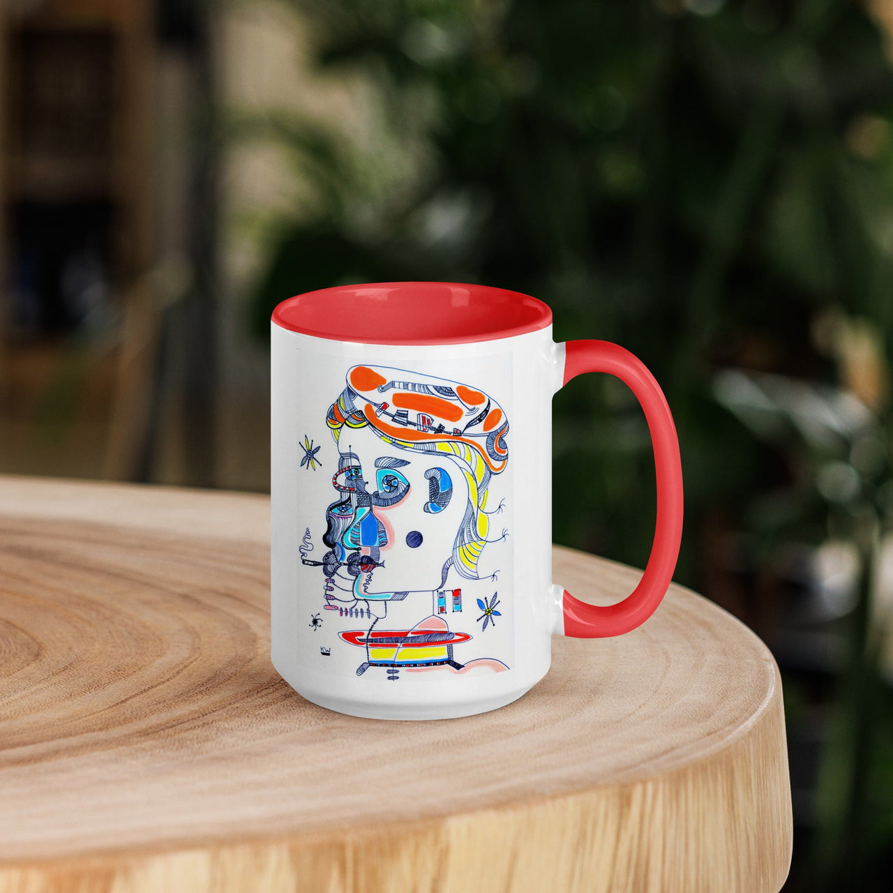 KW Gallery: Color Burst Mug 36 ☕🌈 - Winter Sunshine Marketplace