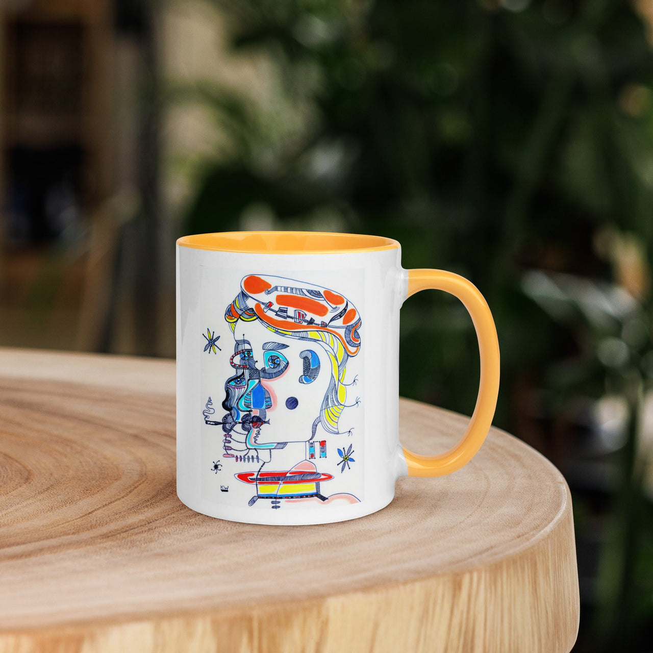 KW Gallery: Color Burst Mug 36 ☕🌈 - Winter Sunshine Marketplace