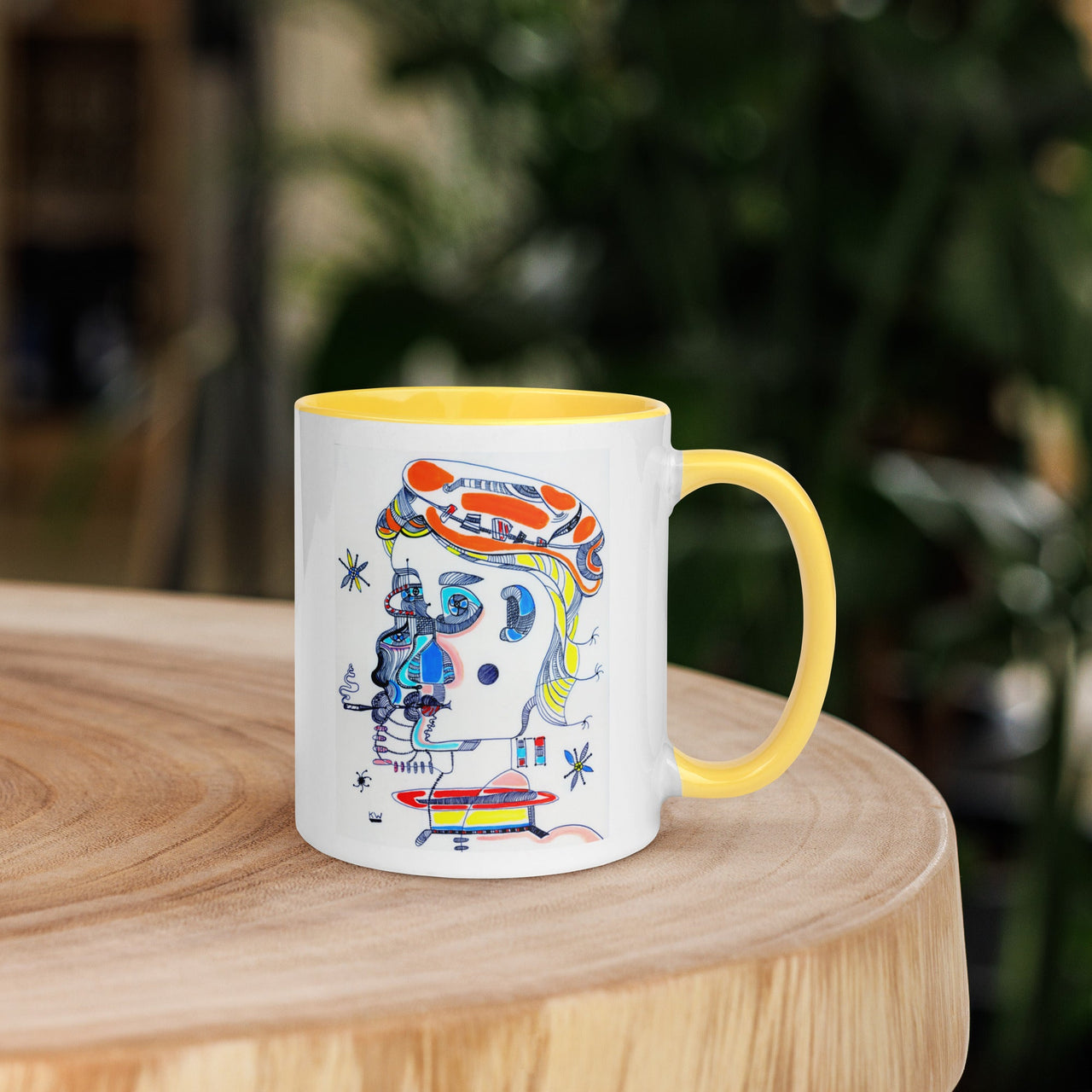 KW Gallery: Color Burst Mug 36 ☕🌈 - Winter Sunshine Marketplace