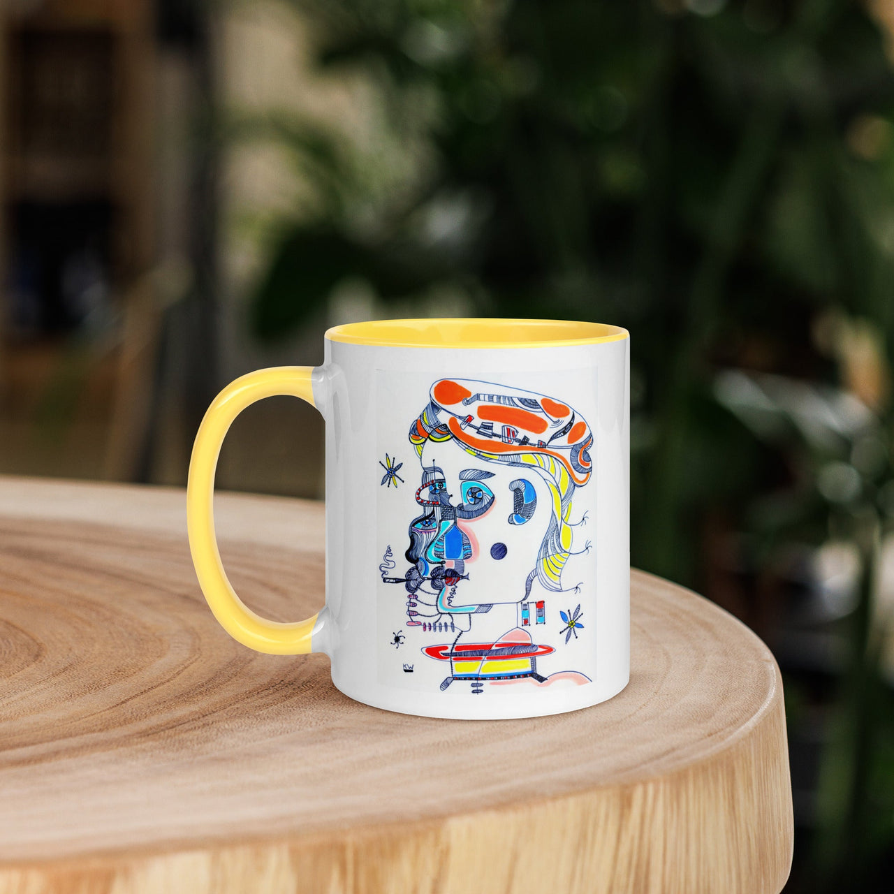 KW Gallery: Color Burst Mug 36 ☕🌈 - Winter Sunshine Marketplace