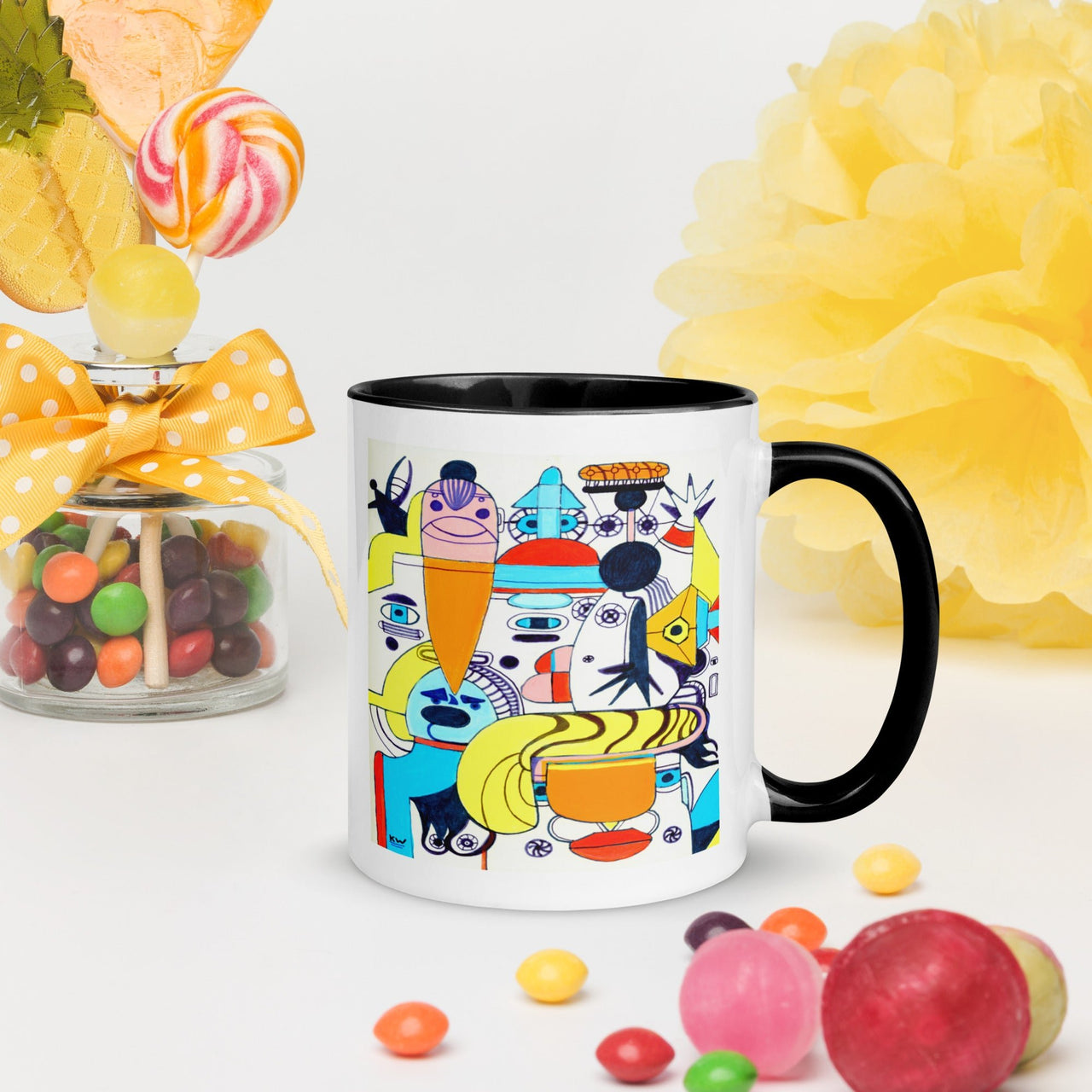 KW Gallery: Color Burst Mug 37 ☕🌈 - Winter Sunshine Marketplace