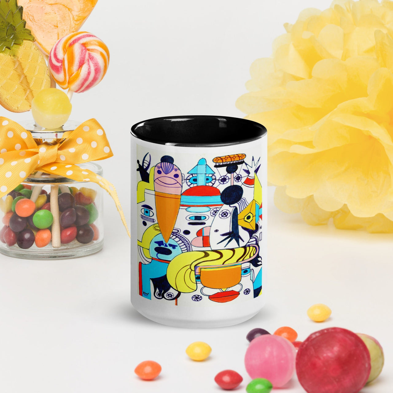 KW Gallery: Color Burst Mug 37 ☕🌈 - Winter Sunshine Marketplace