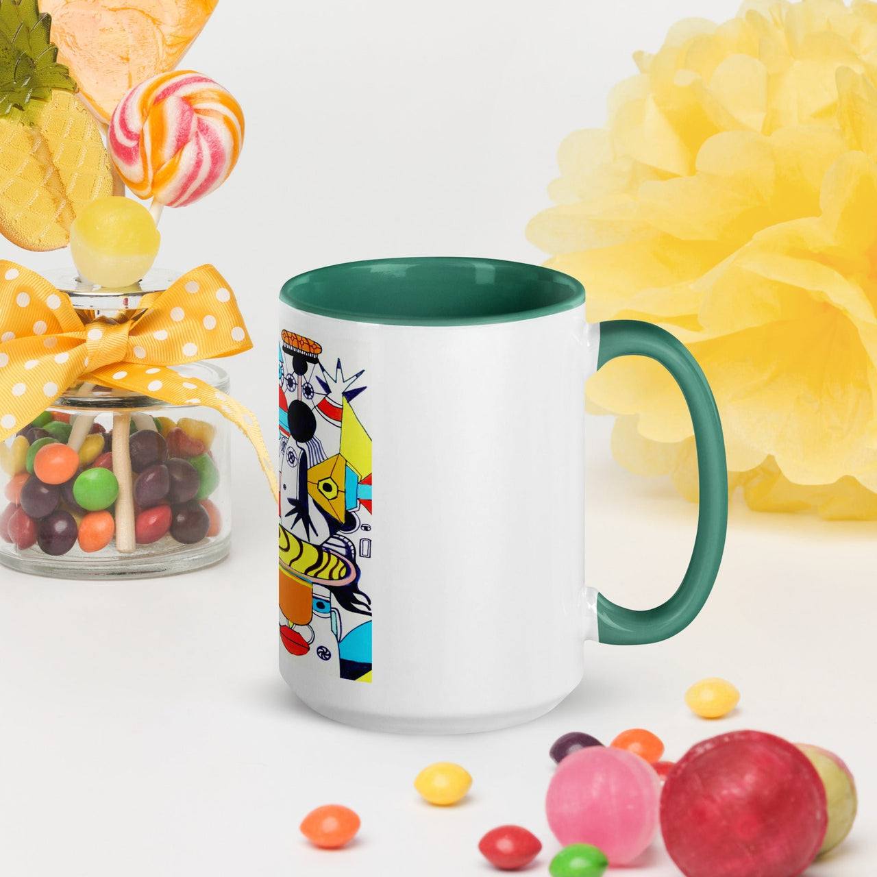 KW Gallery: Color Burst Mug 37 ☕🌈 - Winter Sunshine Marketplace