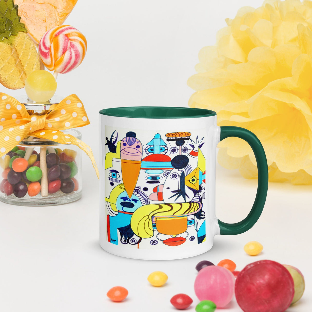 KW Gallery: Color Burst Mug 37 ☕🌈 - Winter Sunshine Marketplace