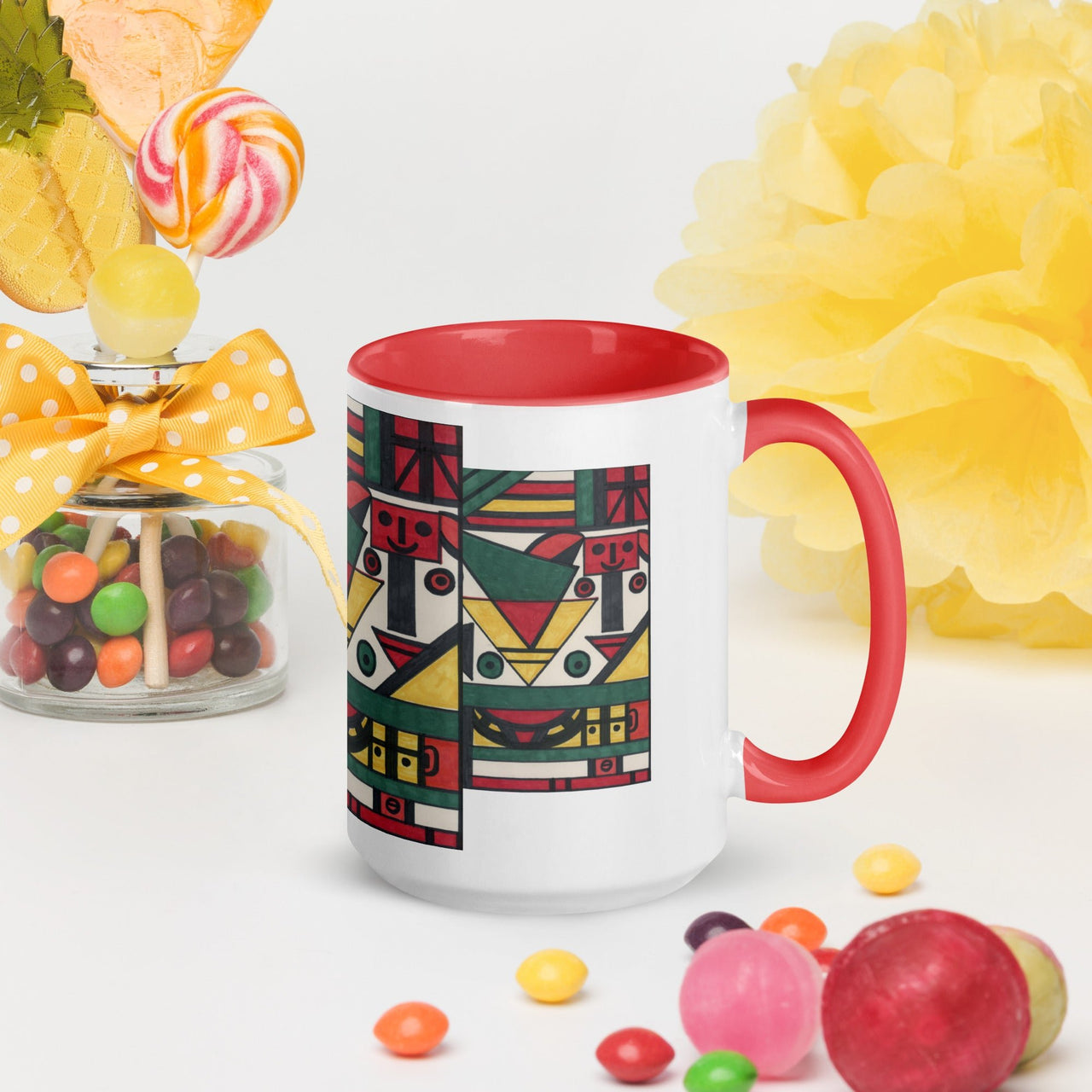 KW Gallery: Color Burst Mug 39 ☕🌈 - Winter Sunshine Marketplace