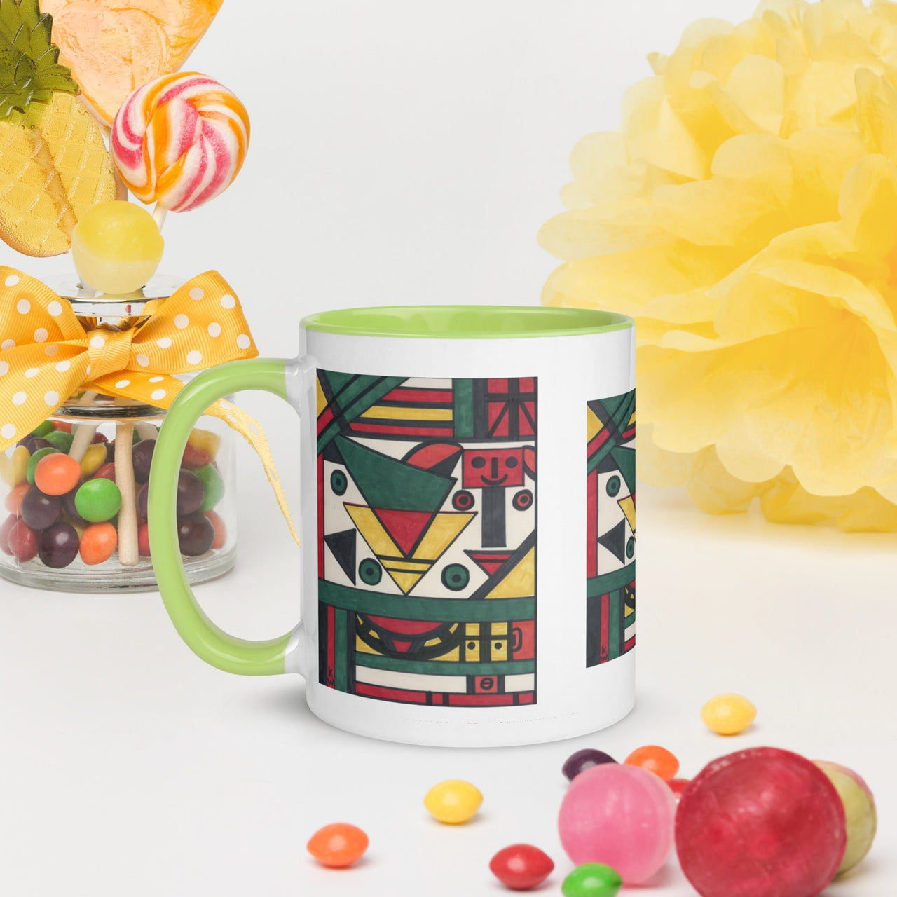 KW Gallery: Color Burst Mug 39 ☕🌈 - Winter Sunshine Marketplace