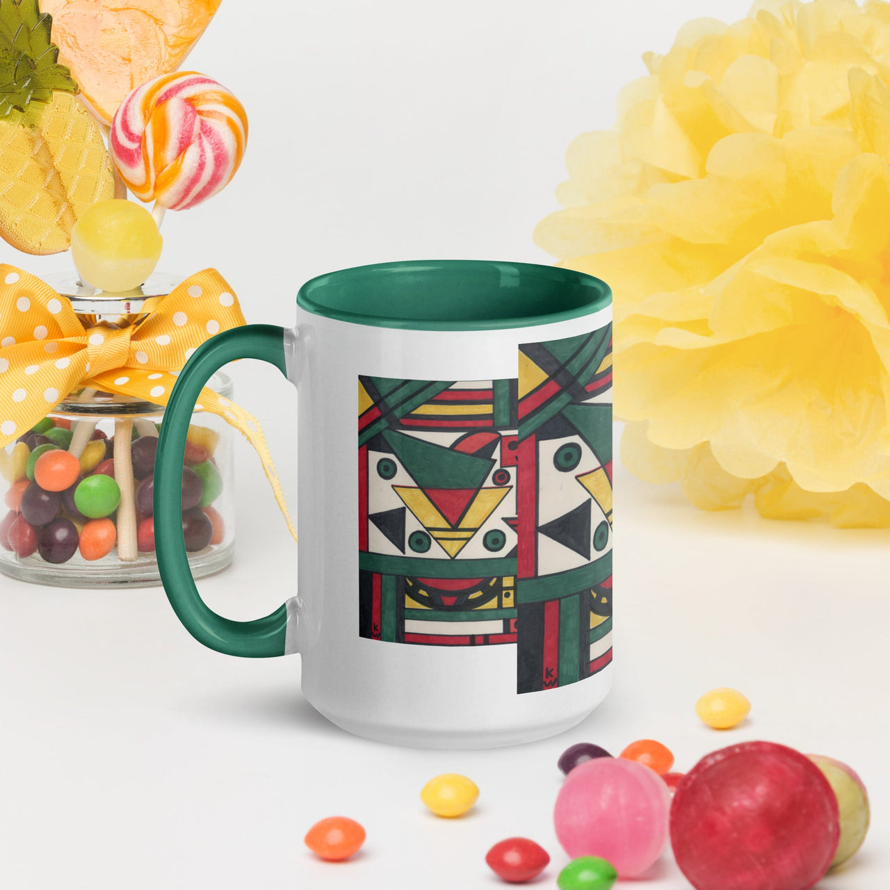 KW Gallery: Color Burst Mug 39 ☕🌈 - Winter Sunshine Marketplace