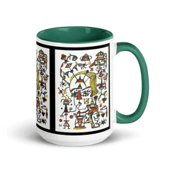 KW Gallery: Color Burst Mug 4☕🌈 - Winter Sunshine Marketplace