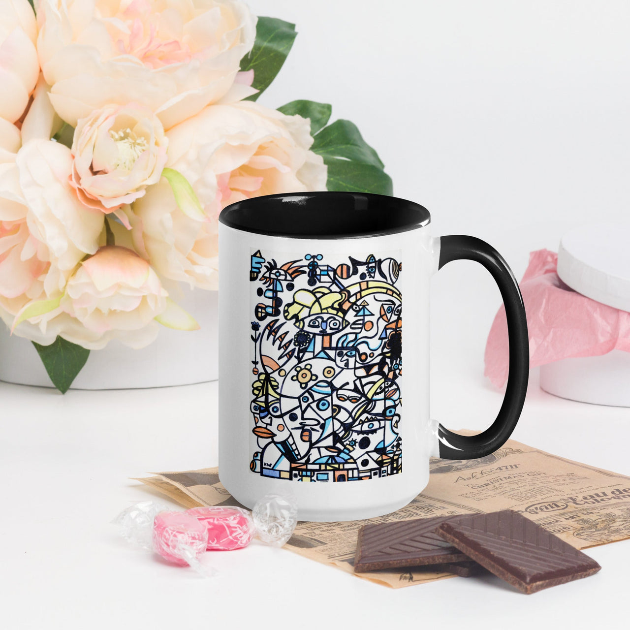 KW Gallery: Color Burst Mug 40 ☕🌈 - Winter Sunshine Marketplace