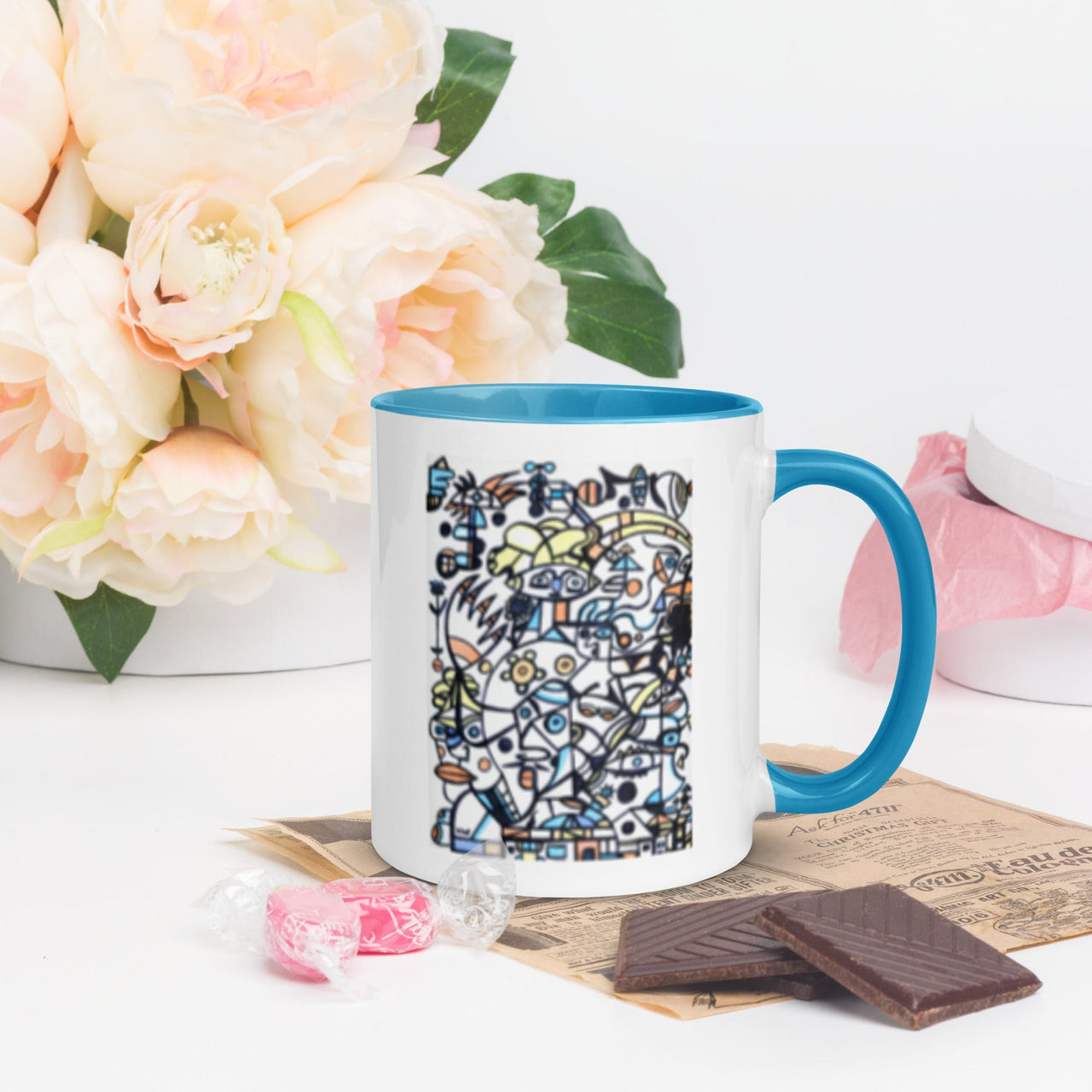 KW Gallery: Color Burst Mug 40 ☕🌈 - Winter Sunshine Marketplace