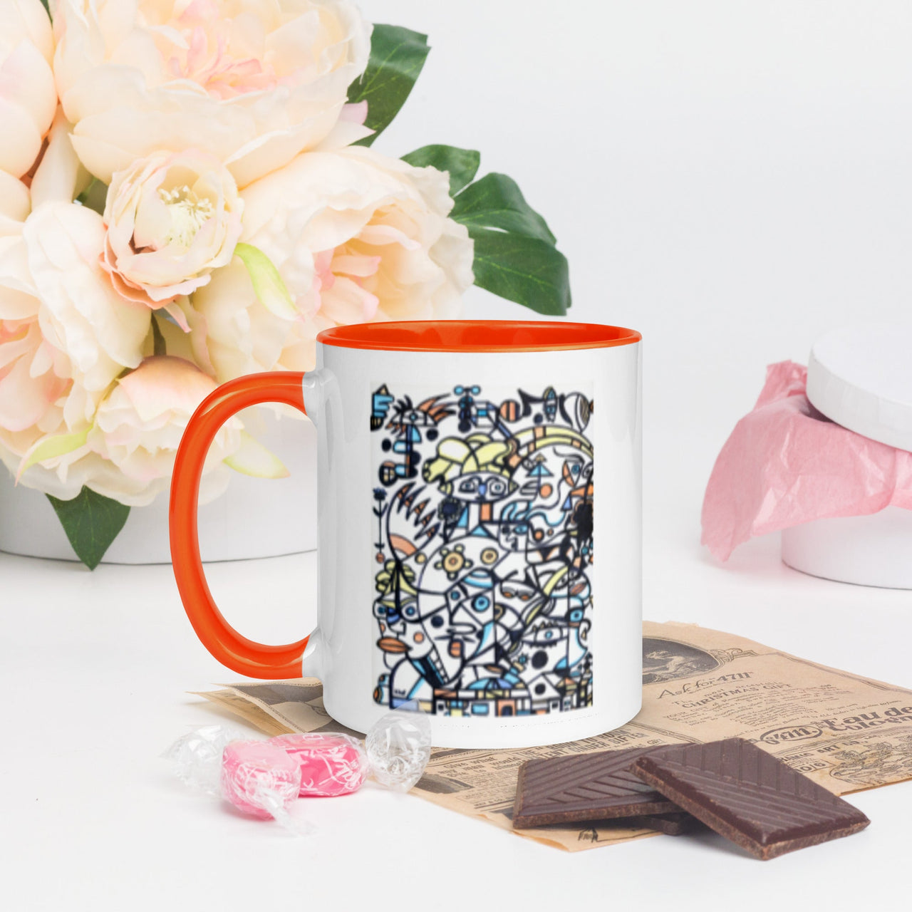 KW Gallery: Color Burst Mug 40 ☕🌈 - Winter Sunshine Marketplace