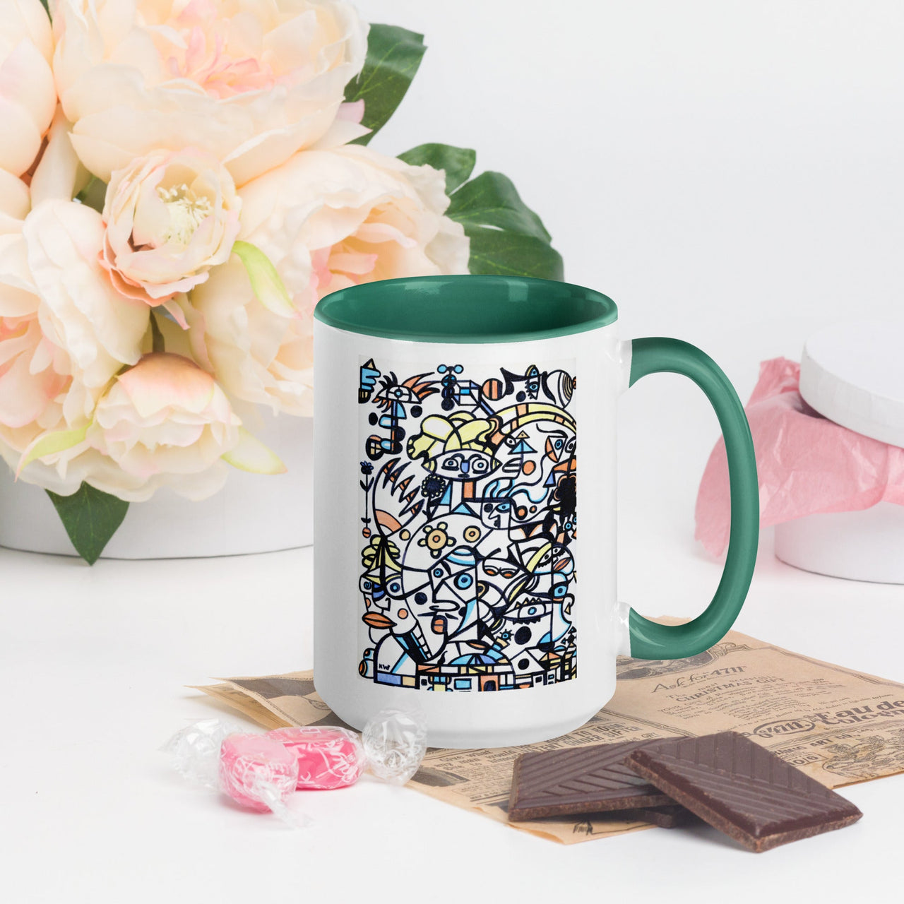 KW Gallery: Color Burst Mug 40 ☕🌈 - Winter Sunshine Marketplace