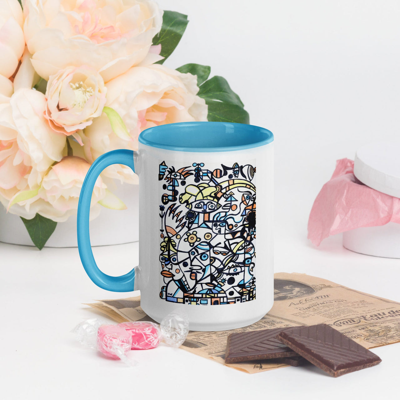 KW Gallery: Color Burst Mug 40 ☕🌈 - Winter Sunshine Marketplace