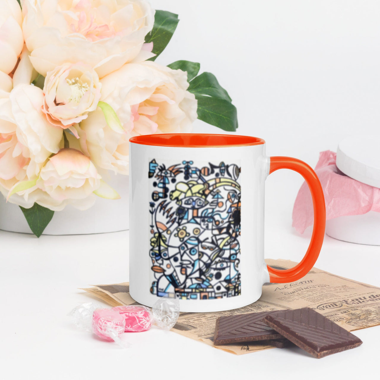 KW Gallery: Color Burst Mug 40 ☕🌈 - Winter Sunshine Marketplace