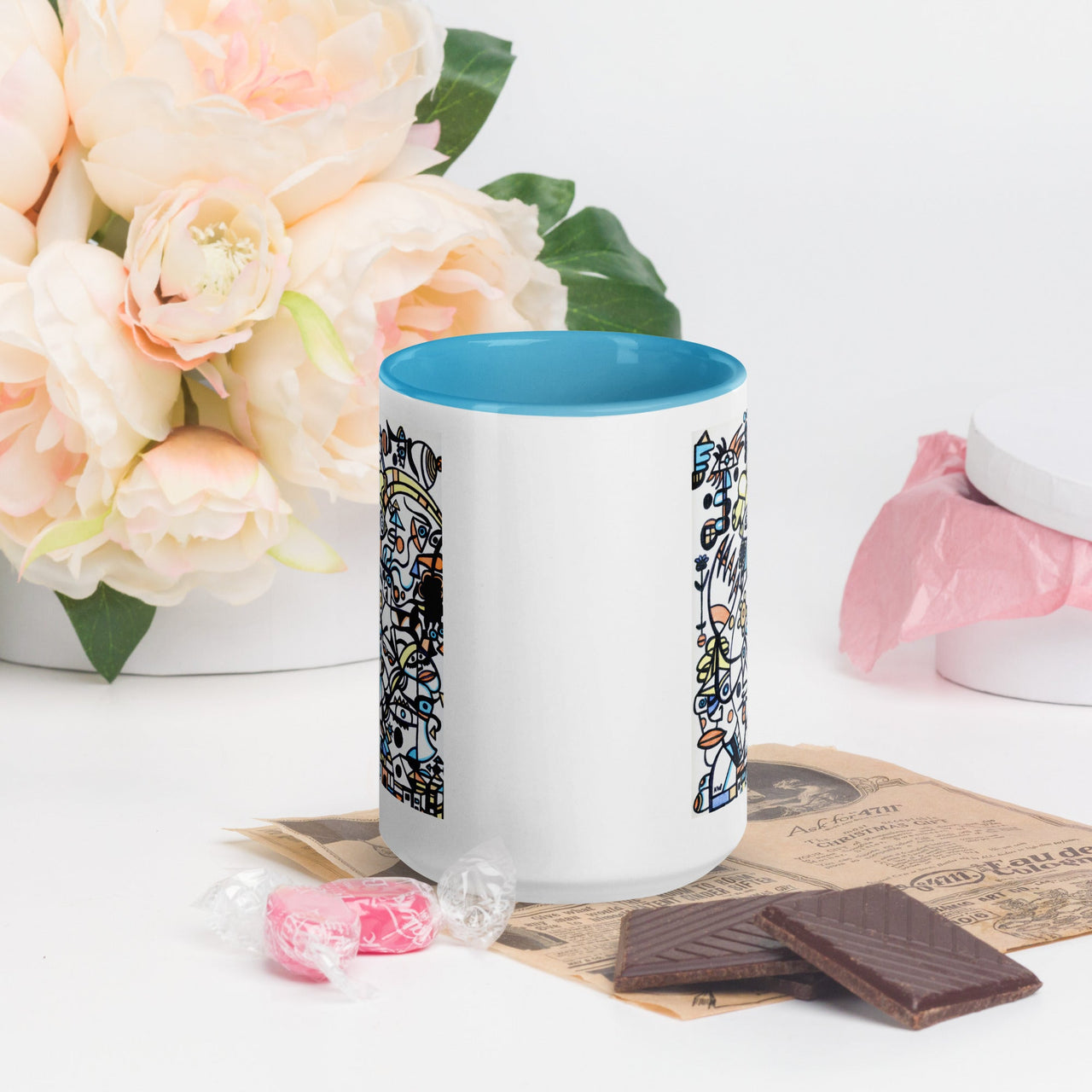 KW Gallery: Color Burst Mug 40 ☕🌈 - Winter Sunshine Marketplace