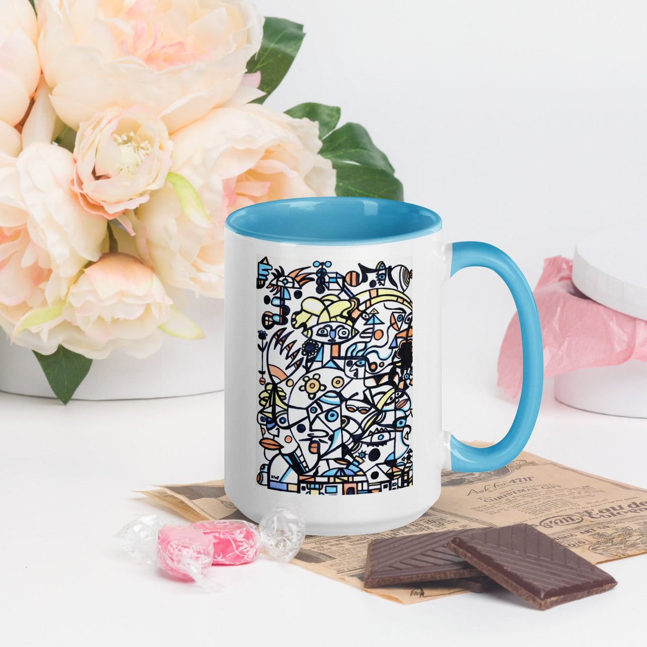KW Gallery: Color Burst Mug 40 ☕🌈 - Winter Sunshine Marketplace