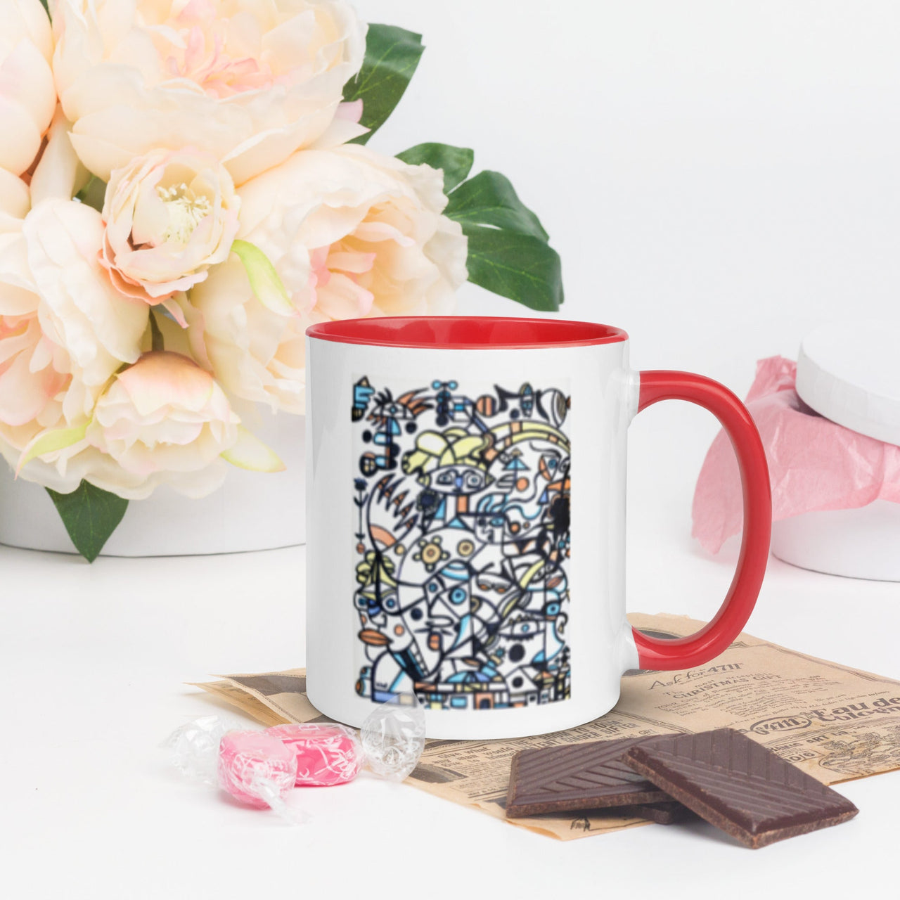 KW Gallery: Color Burst Mug 40 ☕🌈 - Winter Sunshine Marketplace