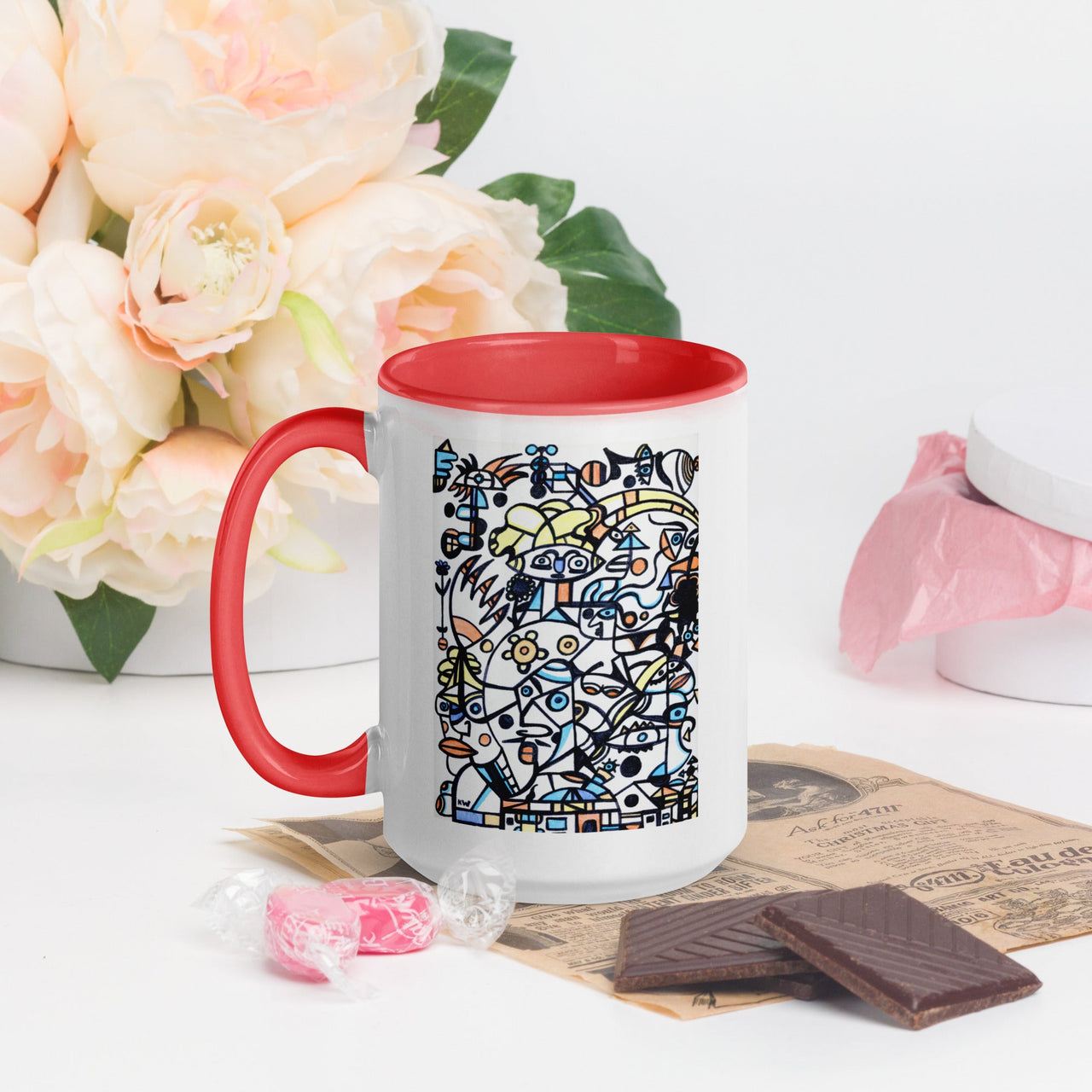 KW Gallery: Color Burst Mug 40 ☕🌈 - Winter Sunshine Marketplace