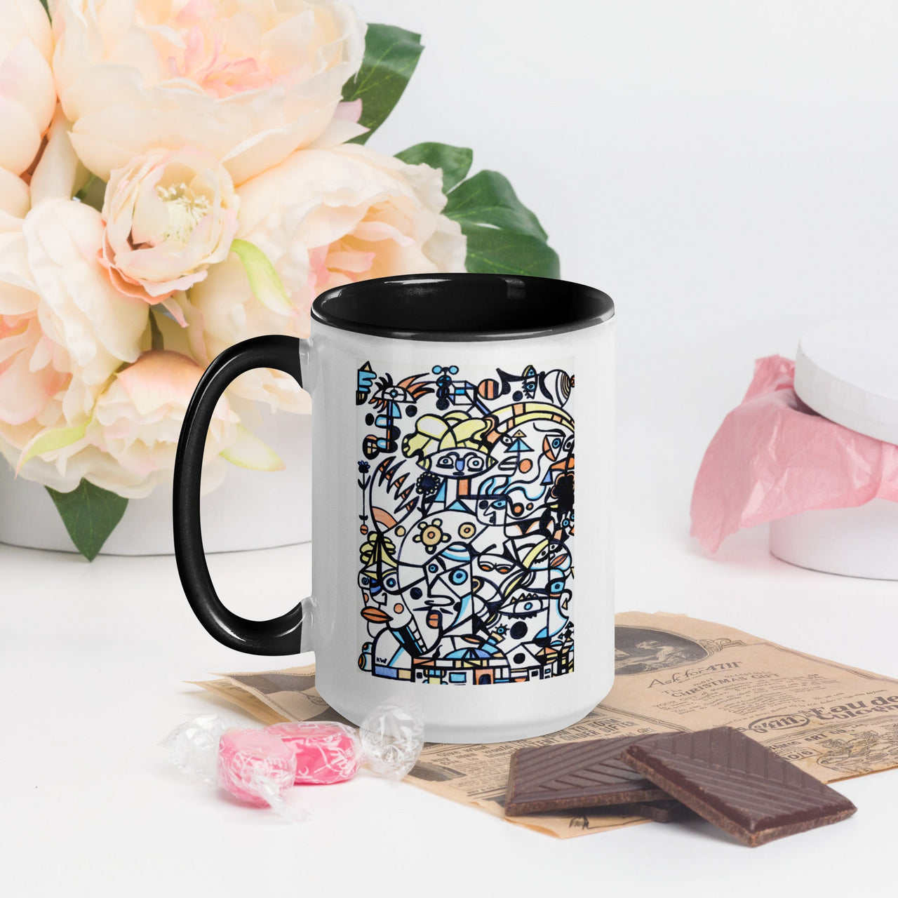 KW Gallery: Color Burst Mug 40 ☕🌈 - Winter Sunshine Marketplace