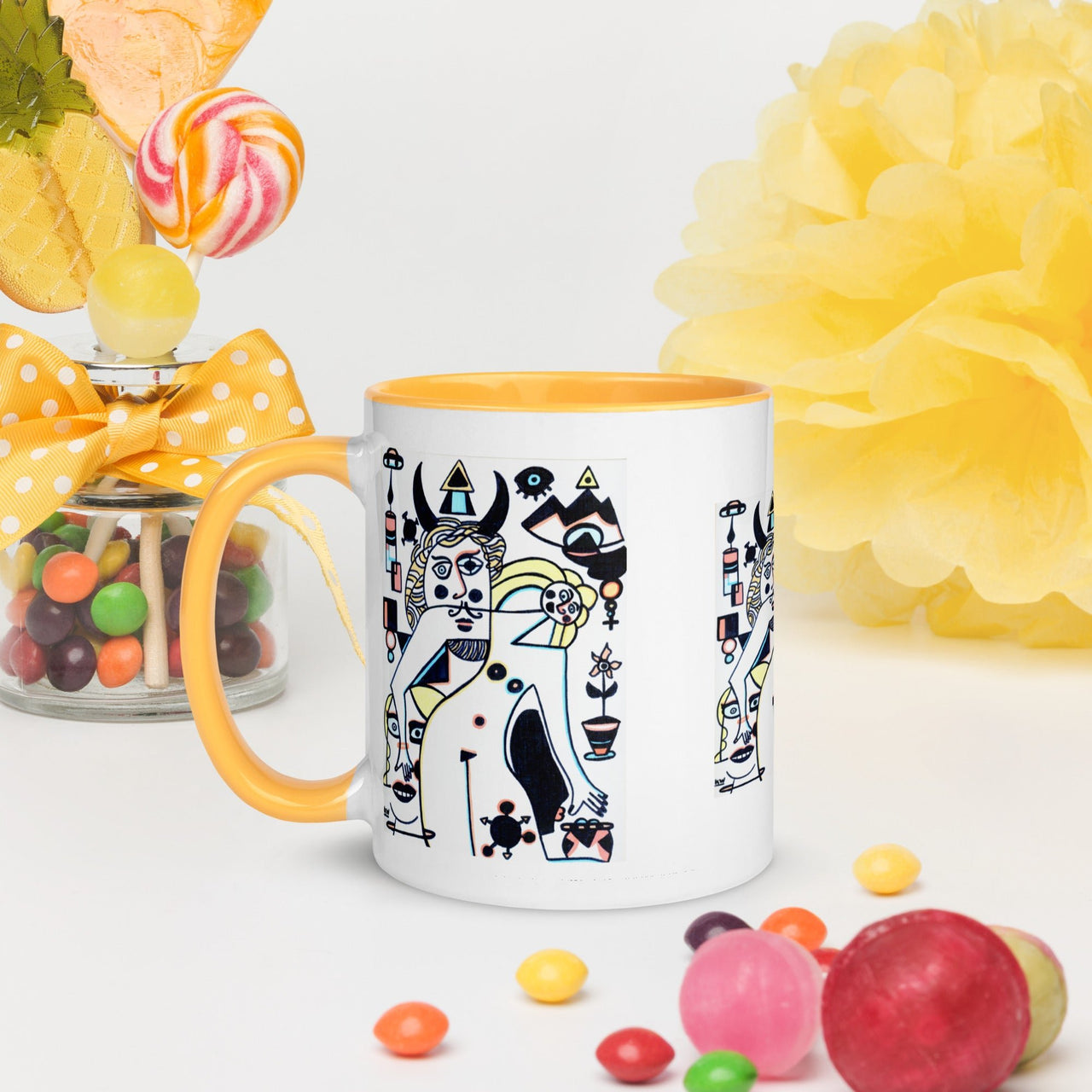 KW Gallery: Color Burst Mug 41 ☕🌈 - Winter Sunshine Marketplace