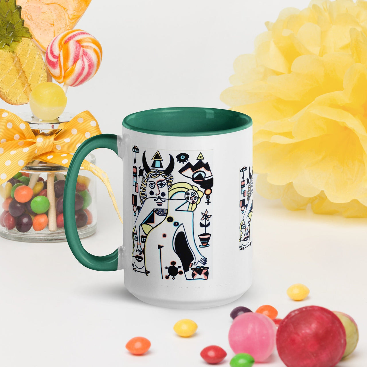 KW Gallery: Color Burst Mug 41 ☕🌈 - Winter Sunshine Marketplace