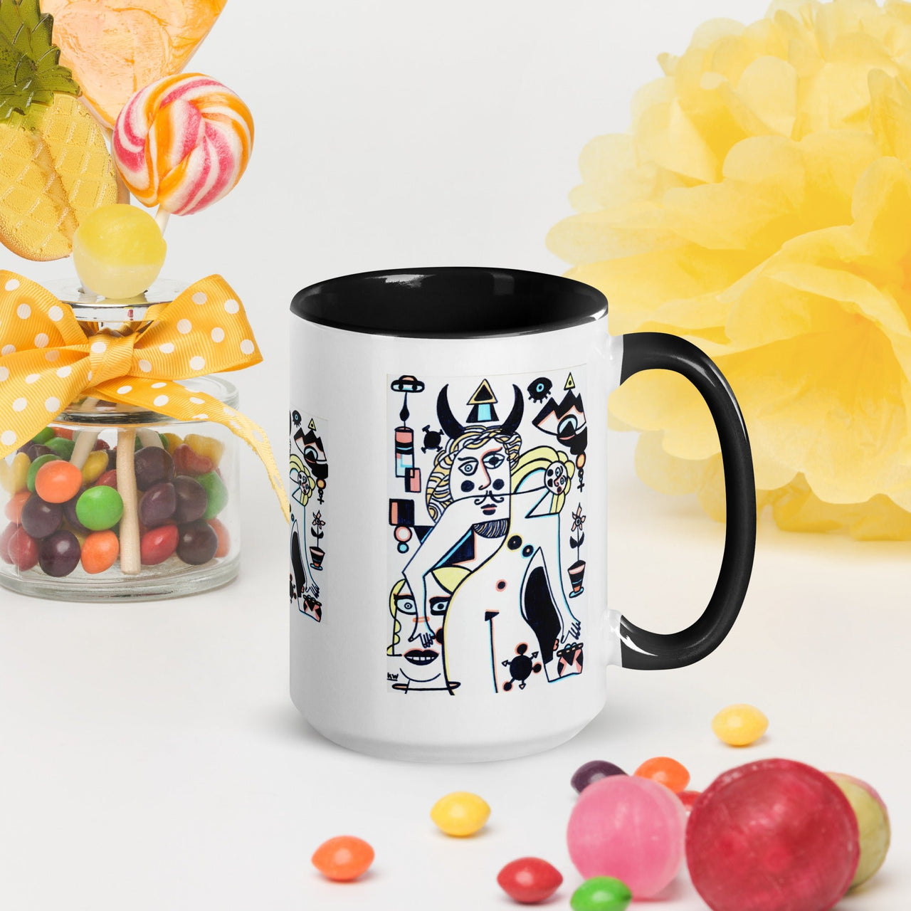 KW Gallery: Color Burst Mug 41 ☕🌈 - Winter Sunshine Marketplace