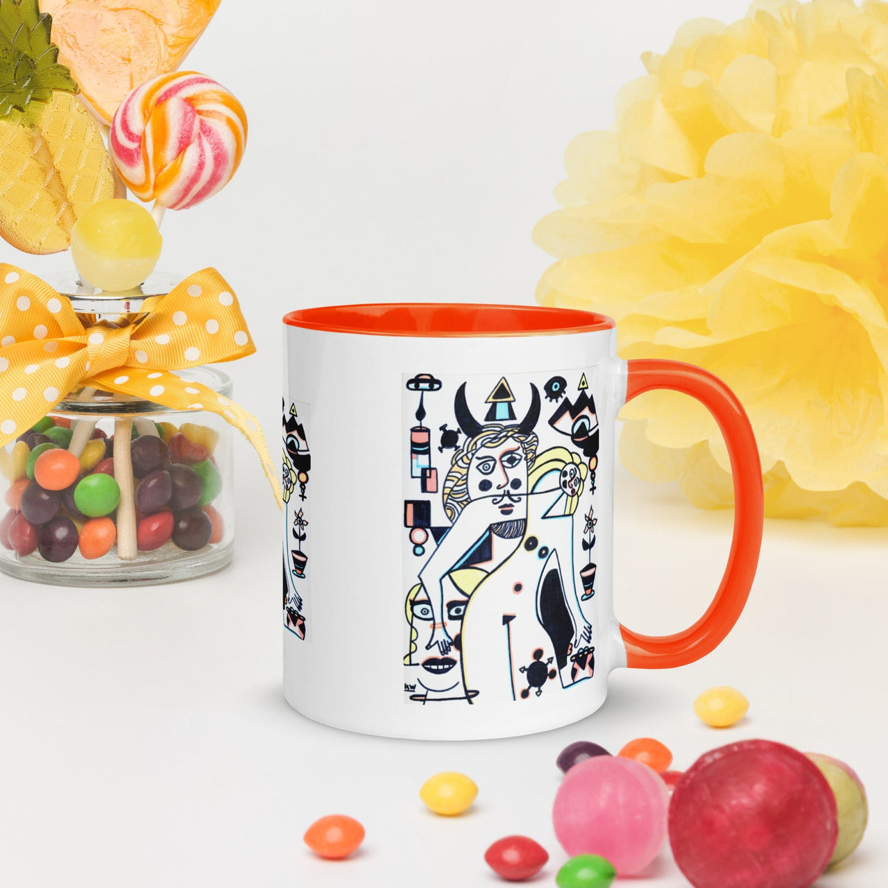 KW Gallery: Color Burst Mug 41 ☕🌈 - Winter Sunshine Marketplace