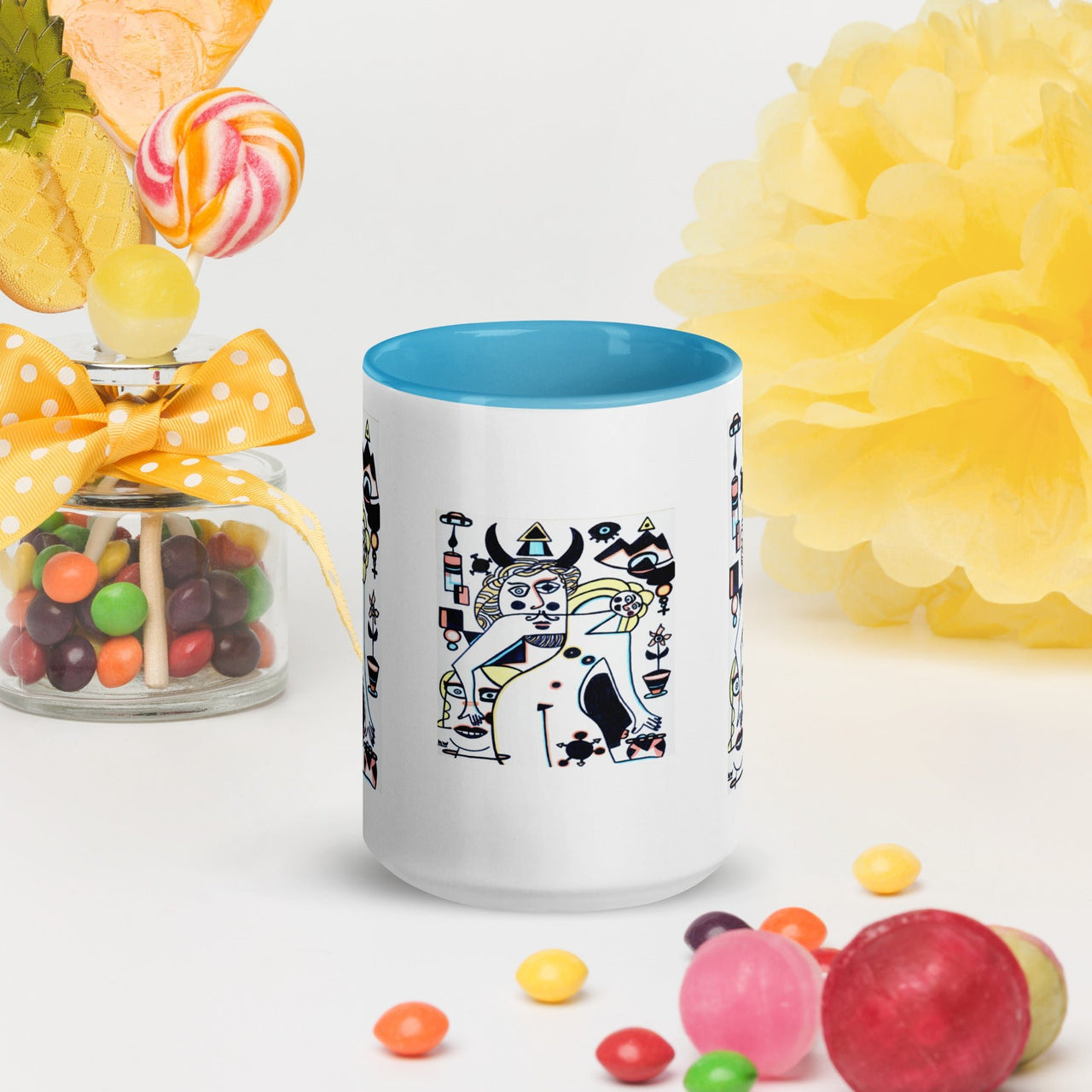 KW Gallery: Color Burst Mug 41 ☕🌈 - Winter Sunshine Marketplace