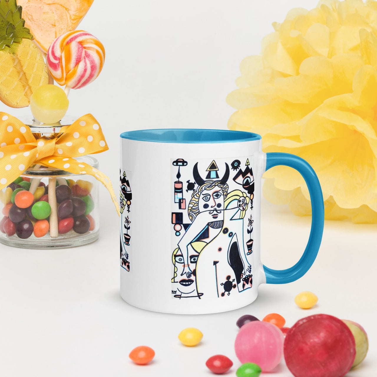 KW Gallery: Color Burst Mug 41 ☕🌈 - Winter Sunshine Marketplace