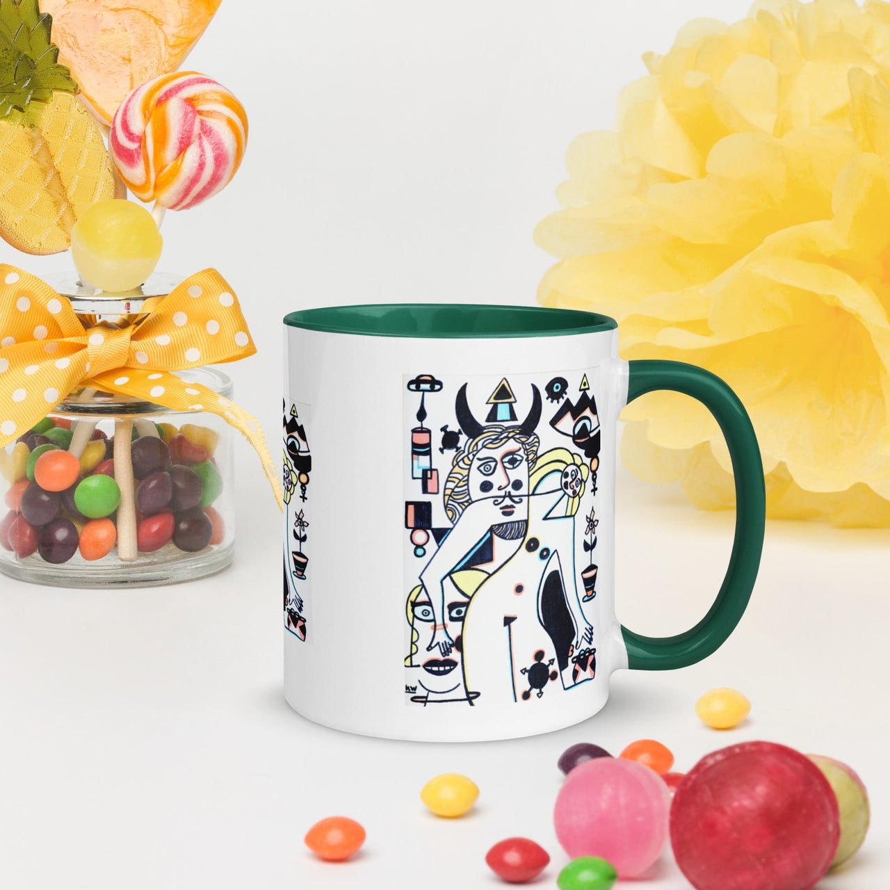 KW Gallery: Color Burst Mug 41 ☕🌈 - Winter Sunshine Marketplace