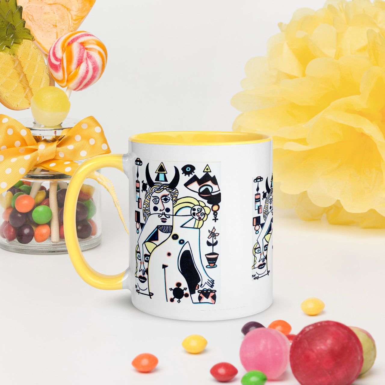 KW Gallery: Color Burst Mug 41 ☕🌈 - Winter Sunshine Marketplace