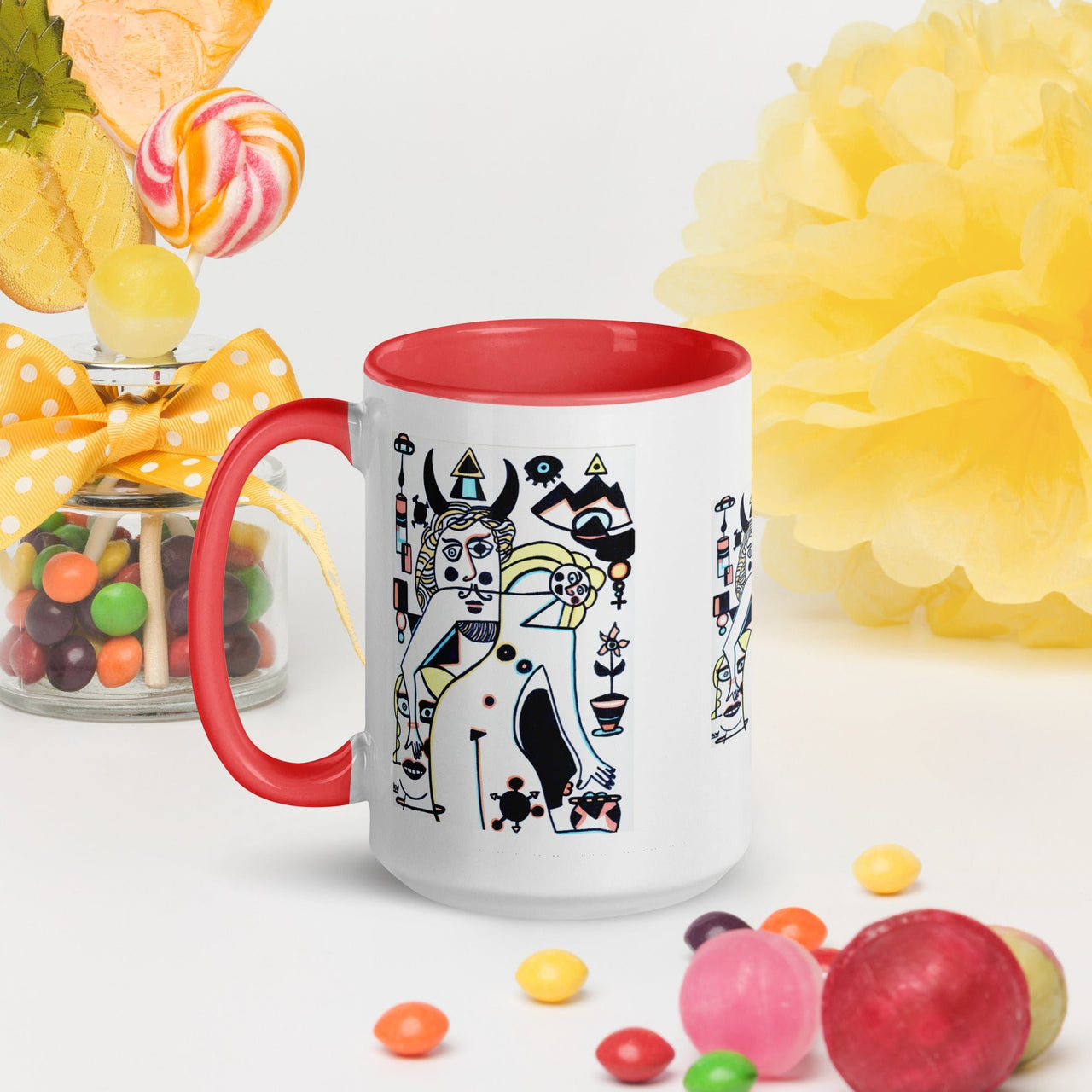 KW Gallery: Color Burst Mug 41 ☕🌈 - Winter Sunshine Marketplace