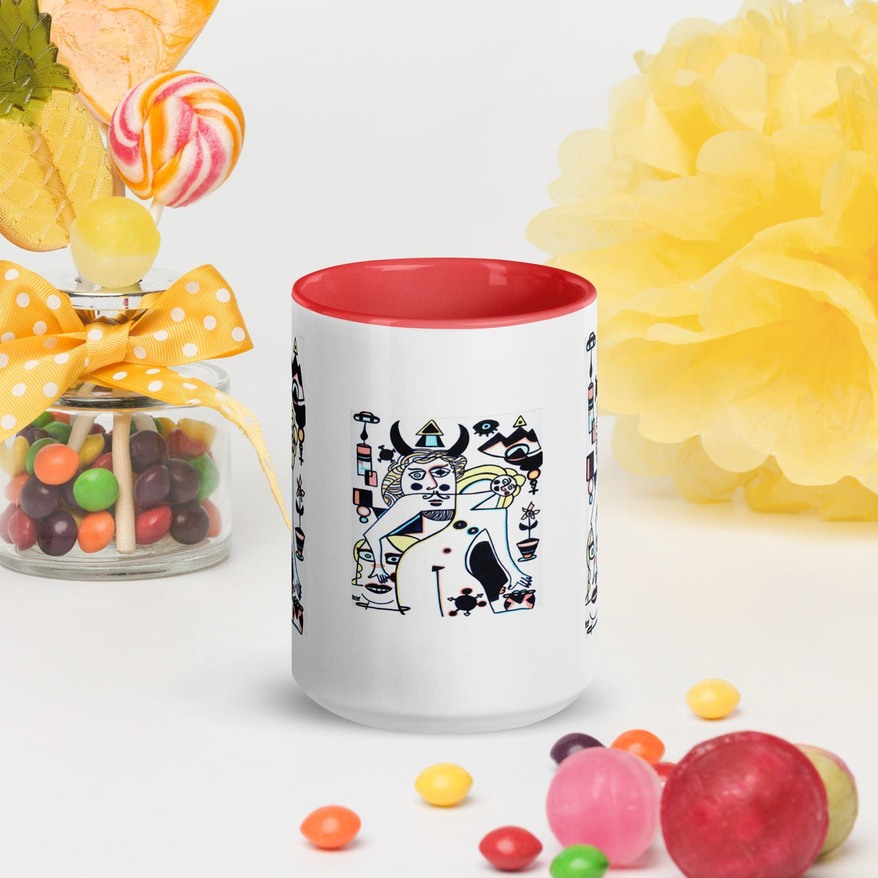 KW Gallery: Color Burst Mug 41 ☕🌈 - Winter Sunshine Marketplace