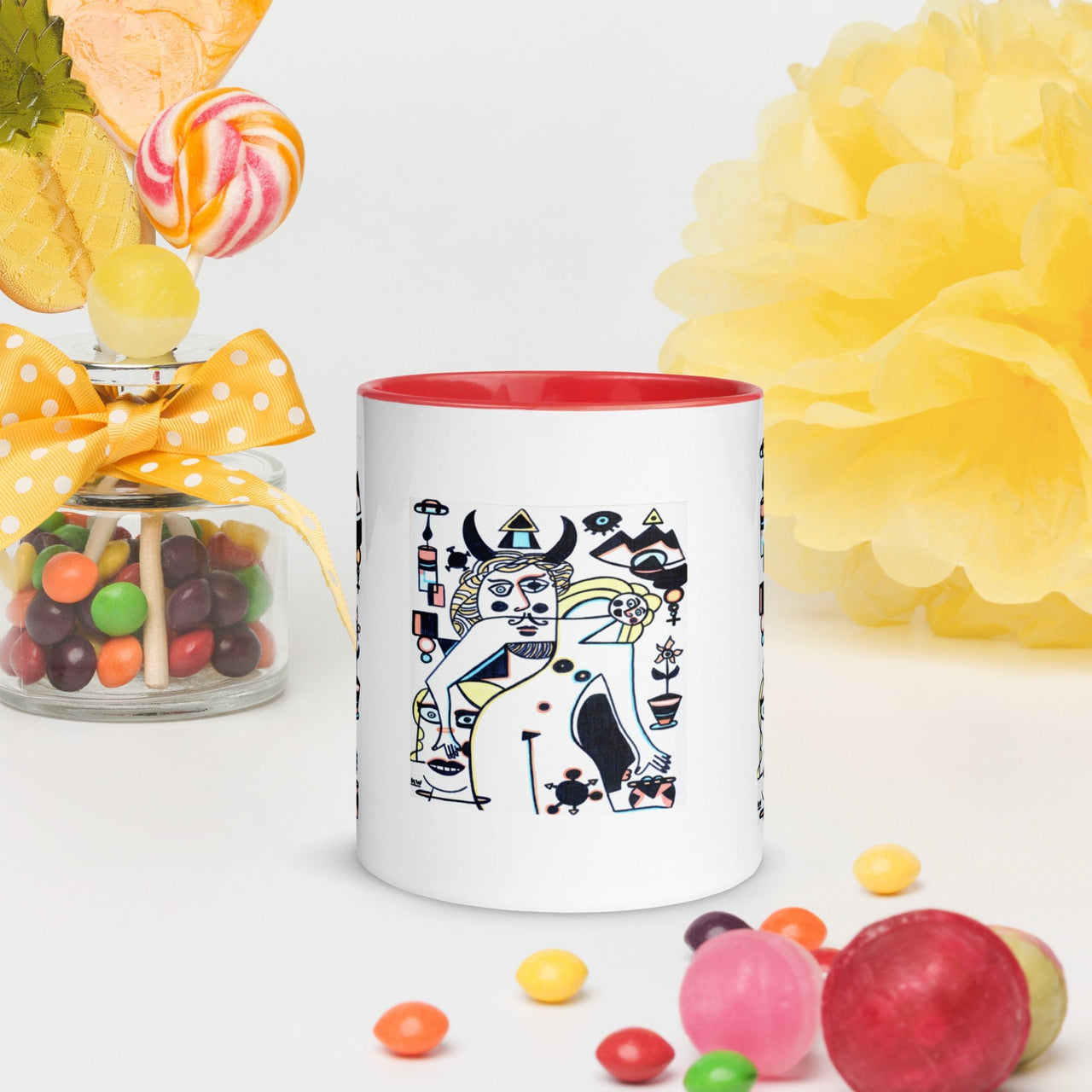 KW Gallery: Color Burst Mug 41 ☕🌈 - Winter Sunshine Marketplace
