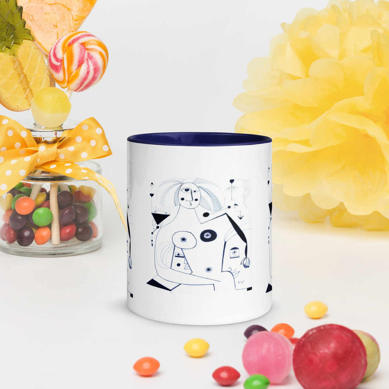 KW Gallery: Color Burst Mug 42 ☕🌈 - Winter Sunshine Marketplace