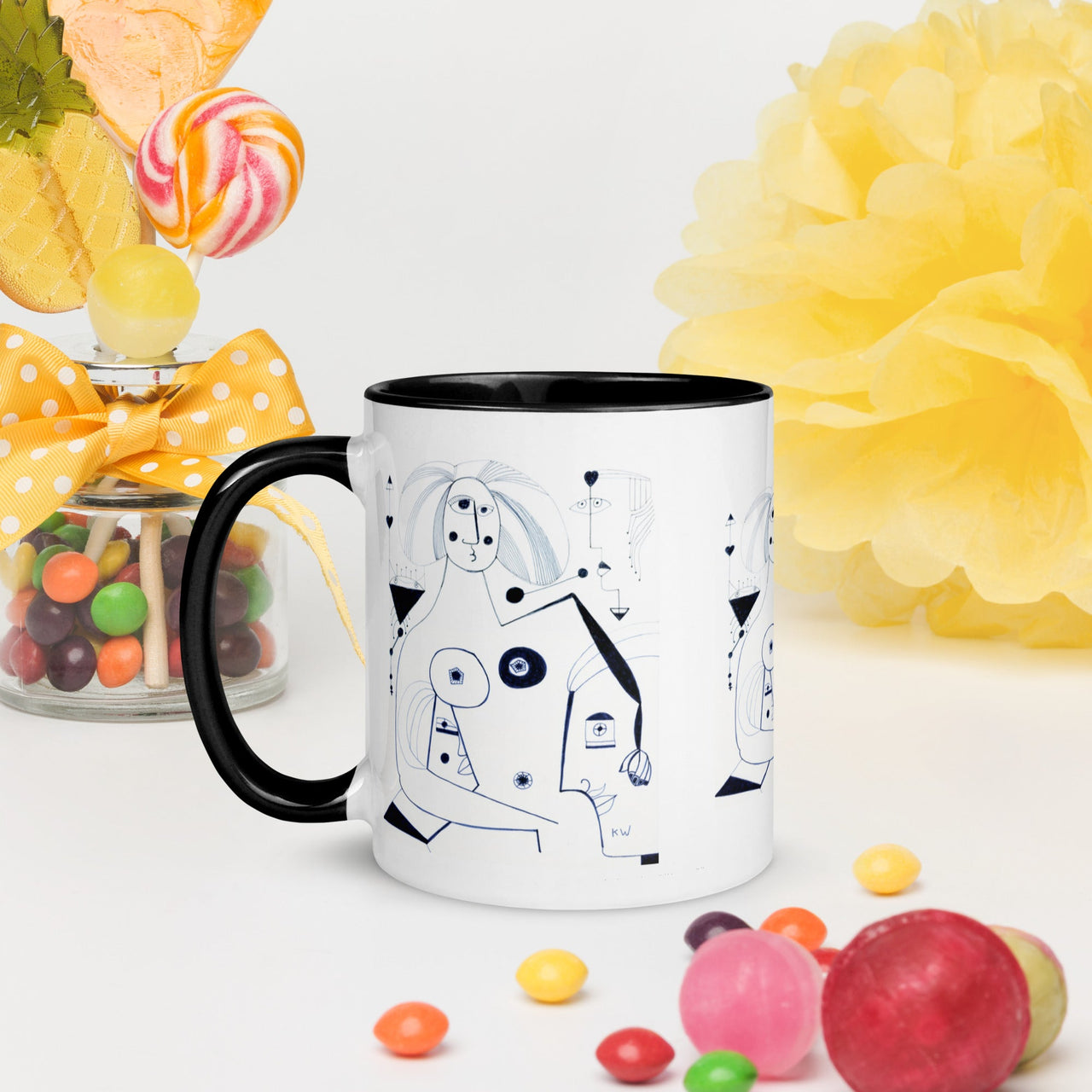 KW Gallery: Color Burst Mug 42 ☕🌈 - Winter Sunshine Marketplace