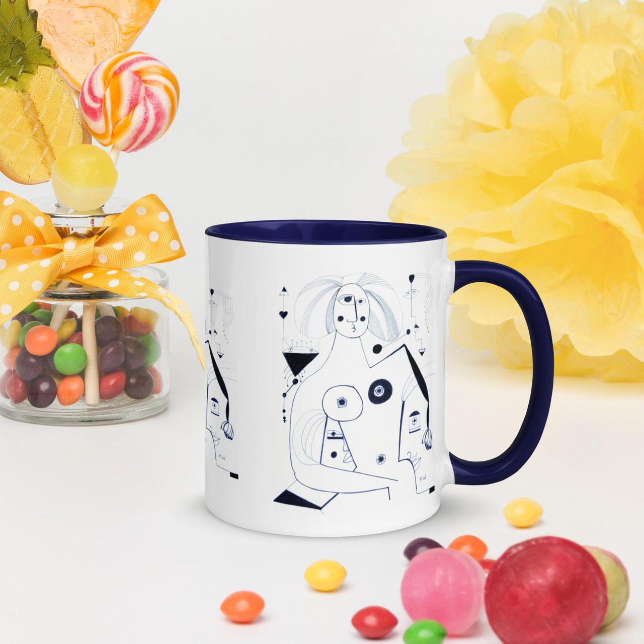 KW Gallery: Color Burst Mug 42 ☕🌈 - Winter Sunshine Marketplace