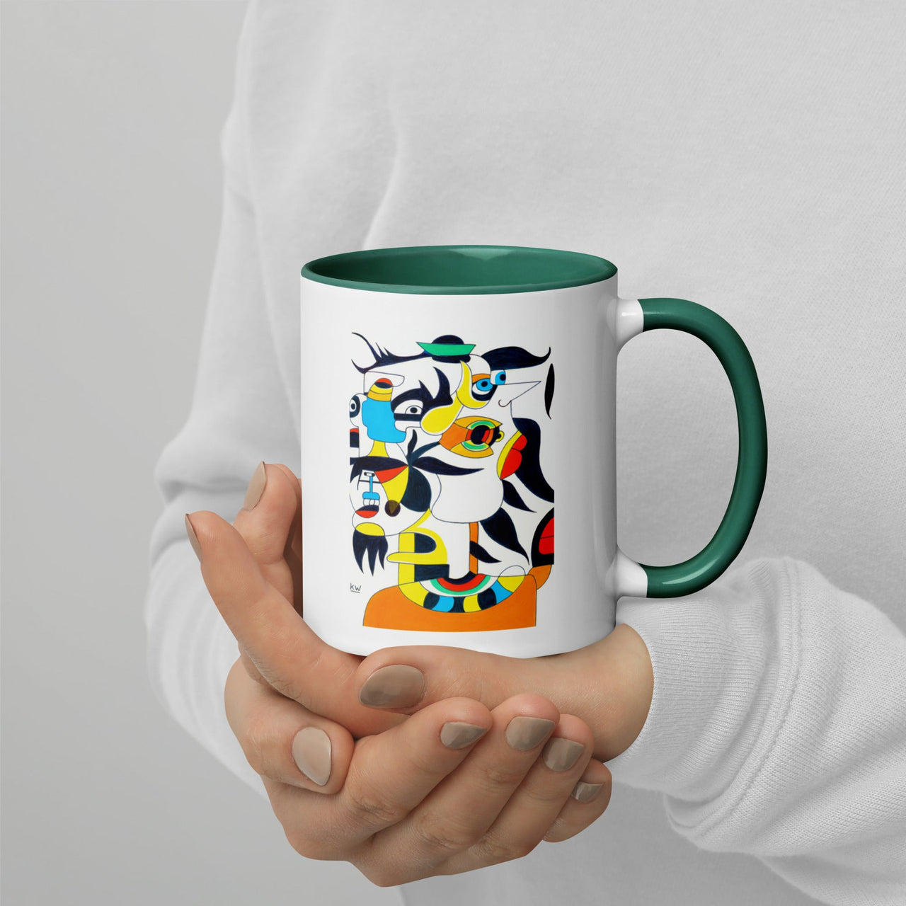 KW Gallery: Color Burst Mug 43 ☕🌈 - Winter Sunshine Marketplace