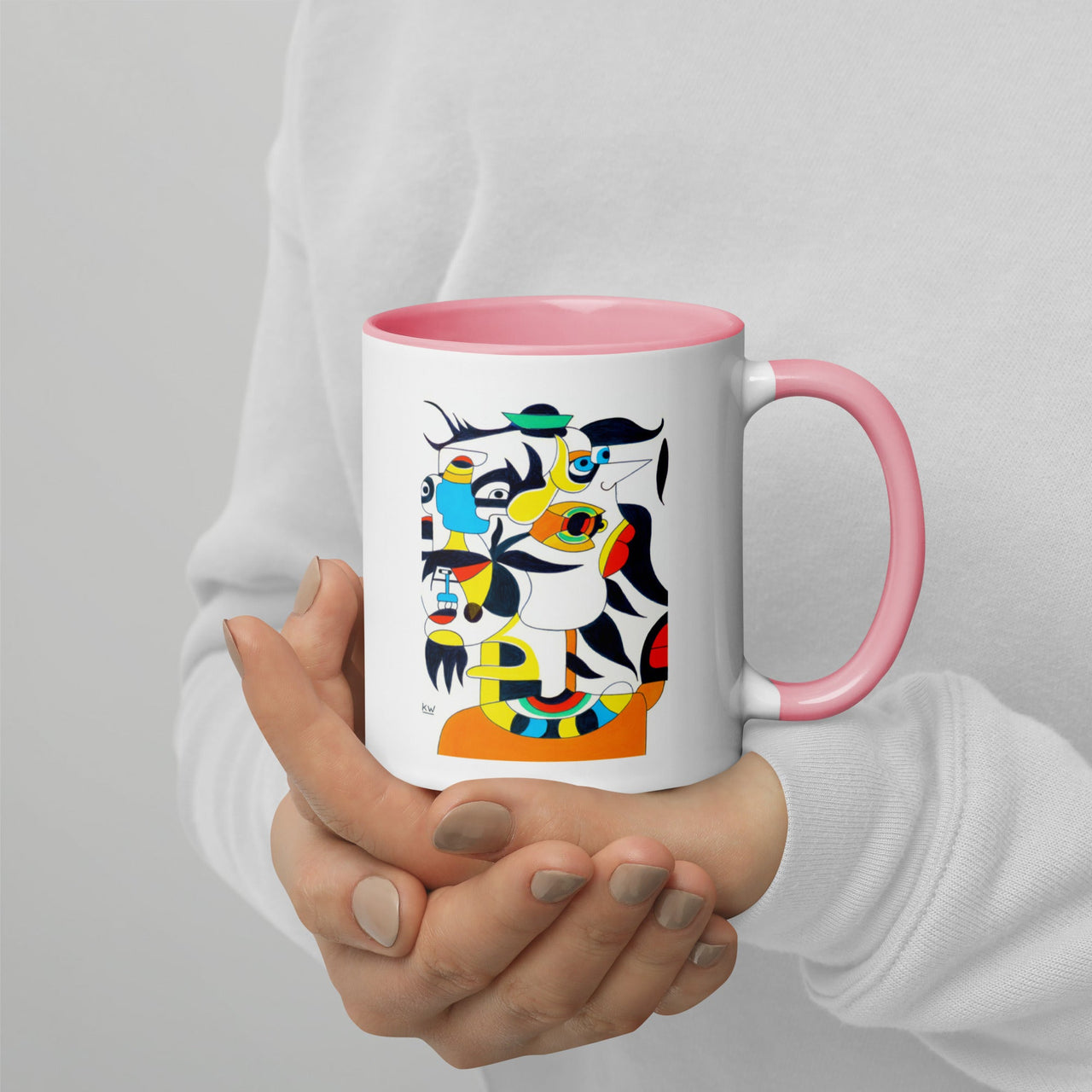KW Gallery: Color Burst Mug 43 ☕🌈 - Winter Sunshine Marketplace