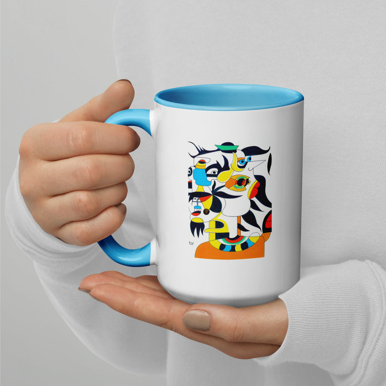 KW Gallery: Color Burst Mug 43 ☕🌈 - Winter Sunshine Marketplace