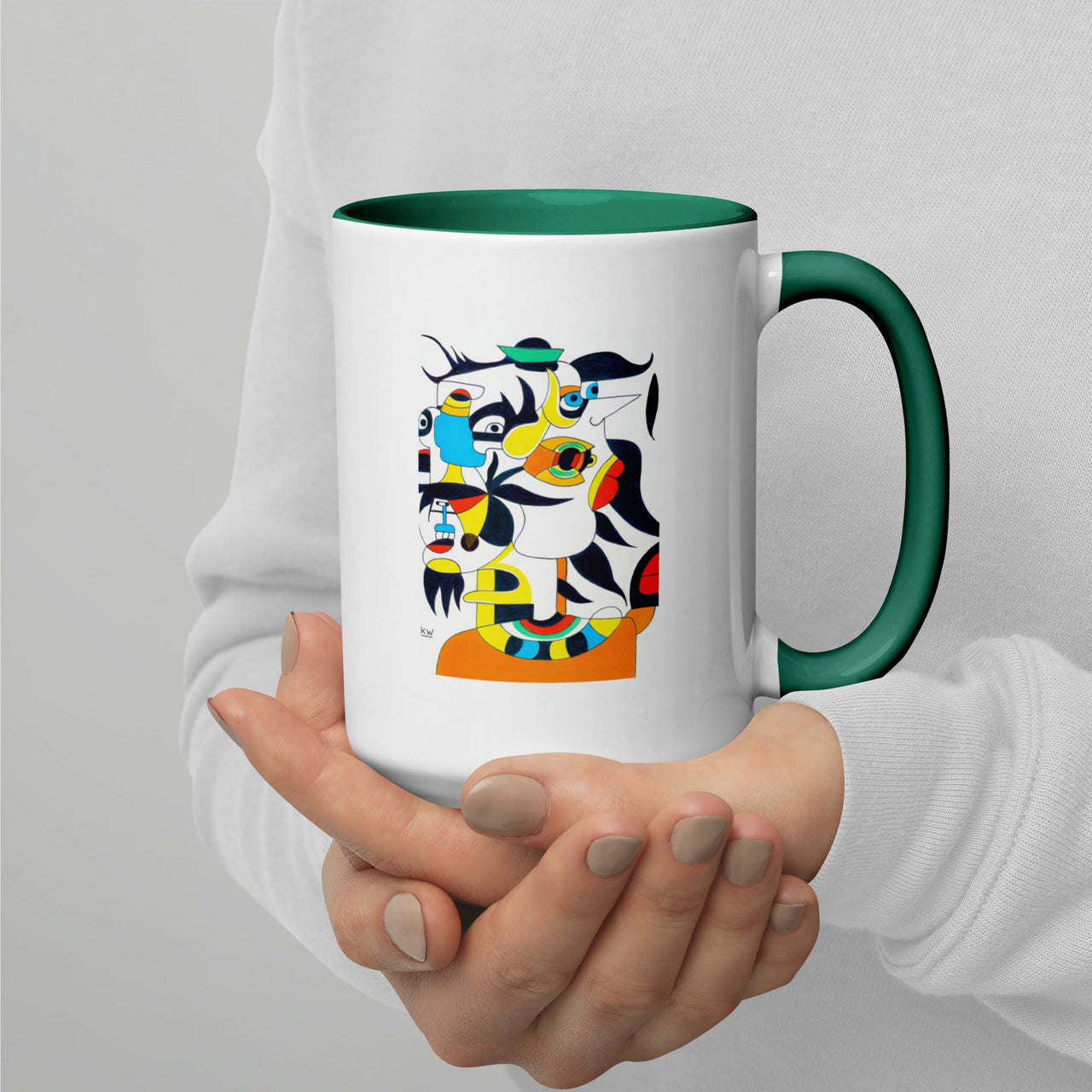 KW Gallery: Color Burst Mug 43 ☕🌈 - Winter Sunshine Marketplace