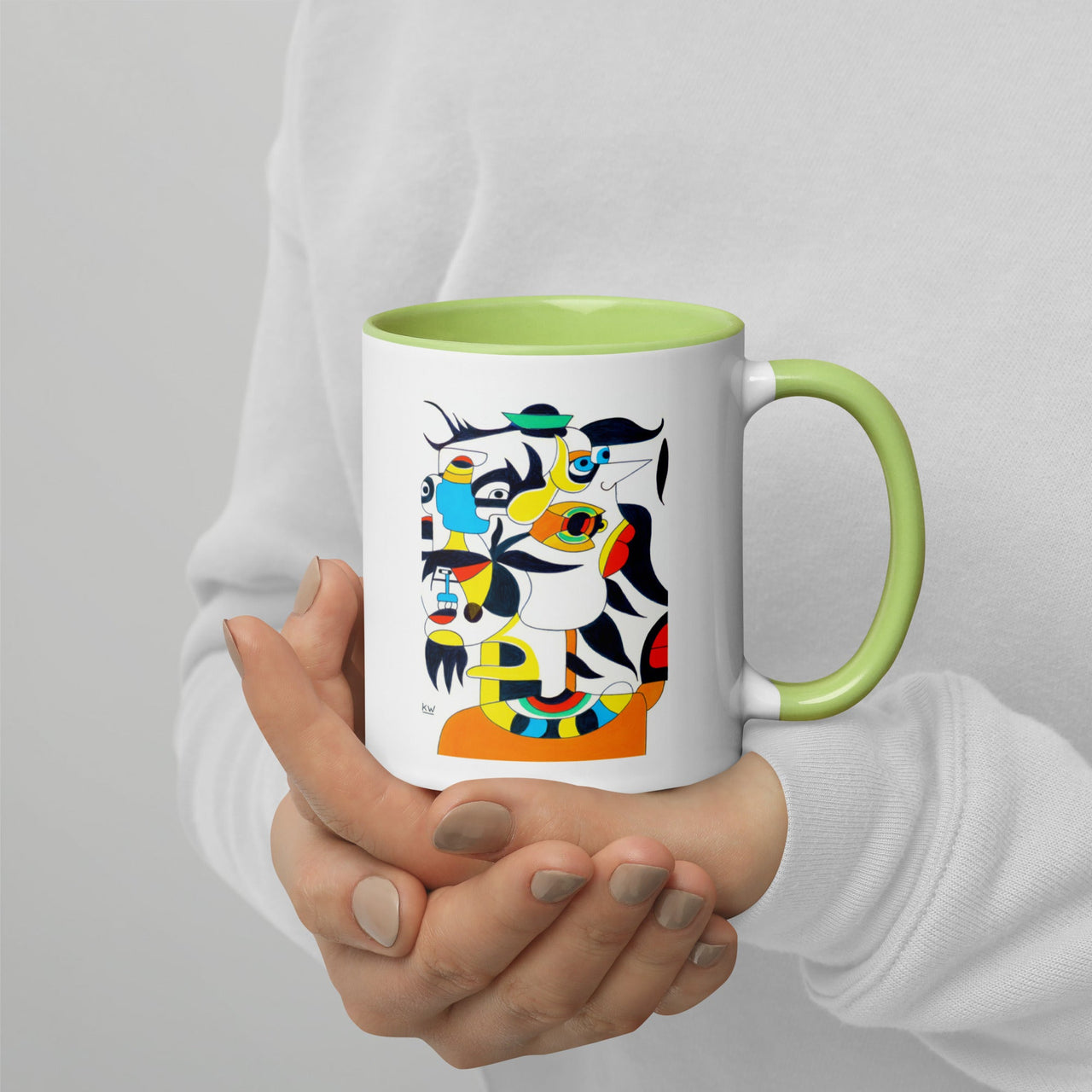 KW Gallery: Color Burst Mug 43 ☕🌈 - Winter Sunshine Marketplace