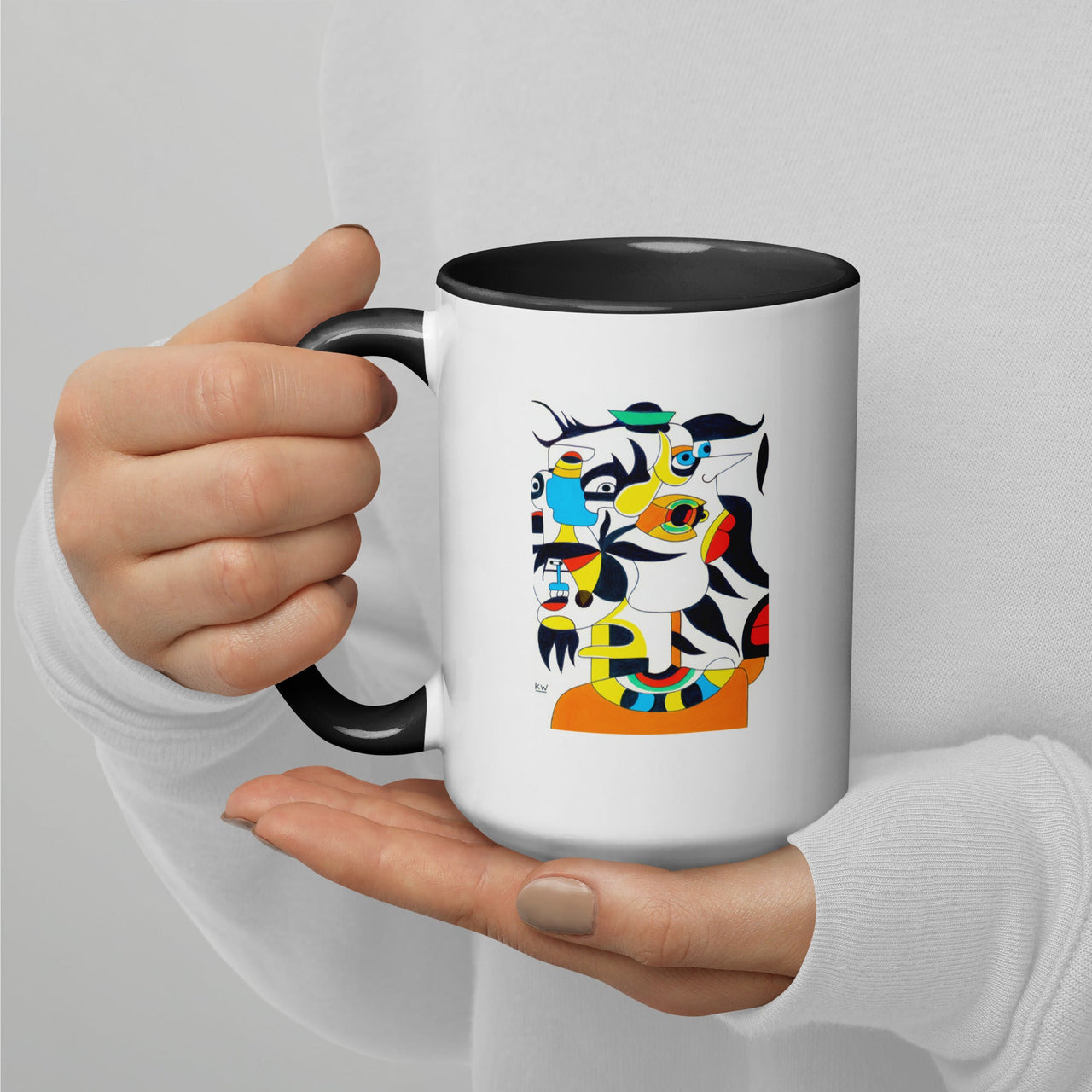 KW Gallery: Color Burst Mug 43 ☕🌈 - Winter Sunshine Marketplace